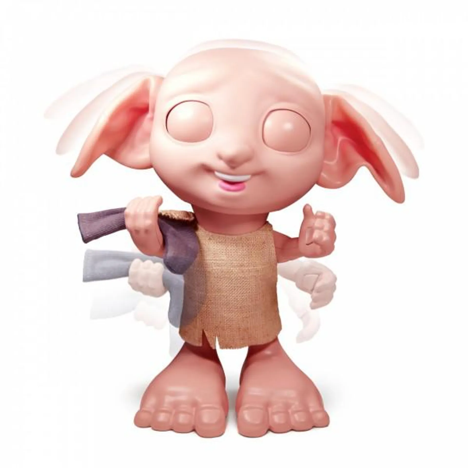 Wizarding World Harry Potter Interactive Magical Dobby Elf Doll with Sock, over 30 Sounds and Phrases, 21.6cm Toy
