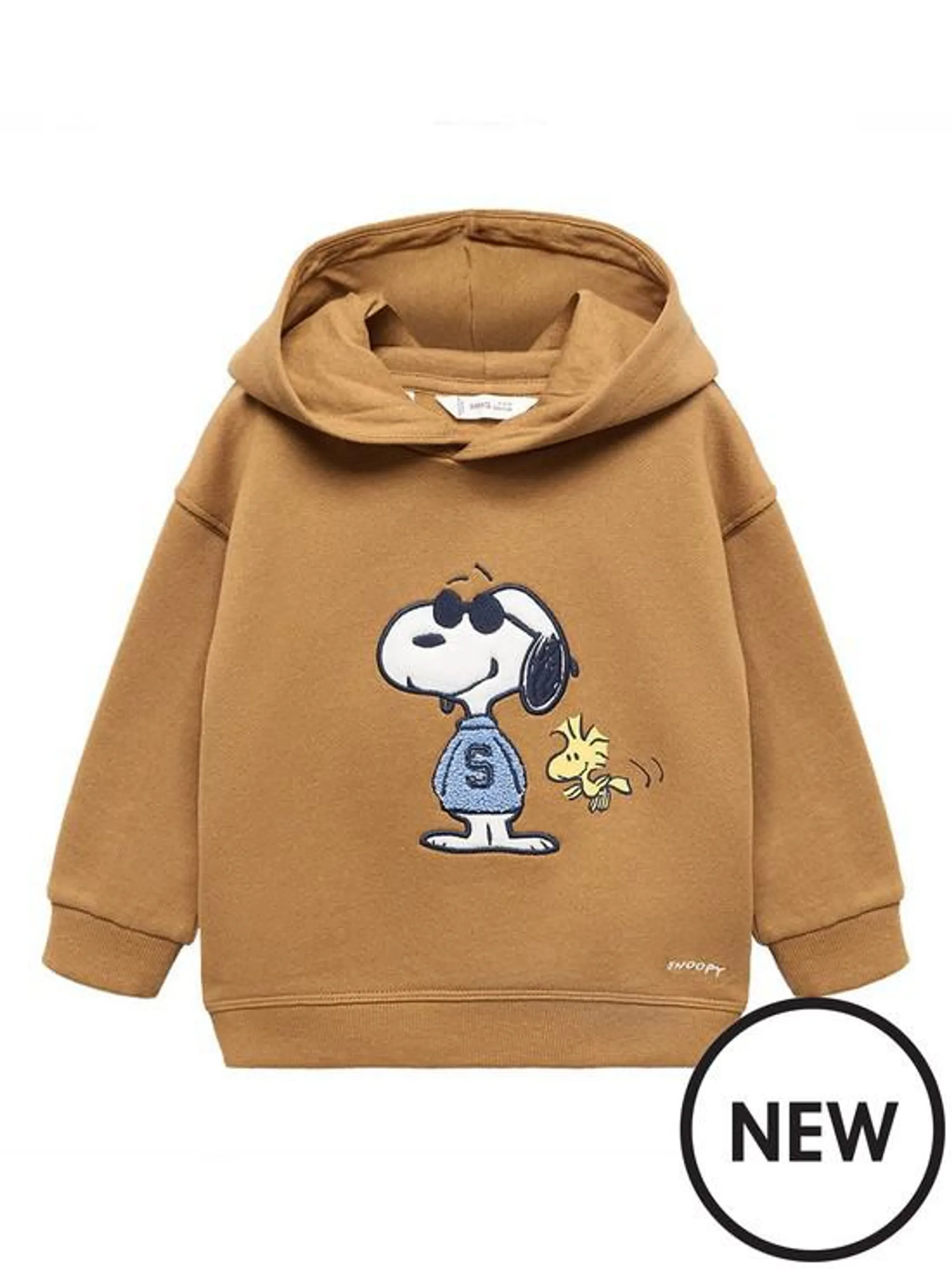 Younger Boys Snoopy Hoodie - Dark Yellow