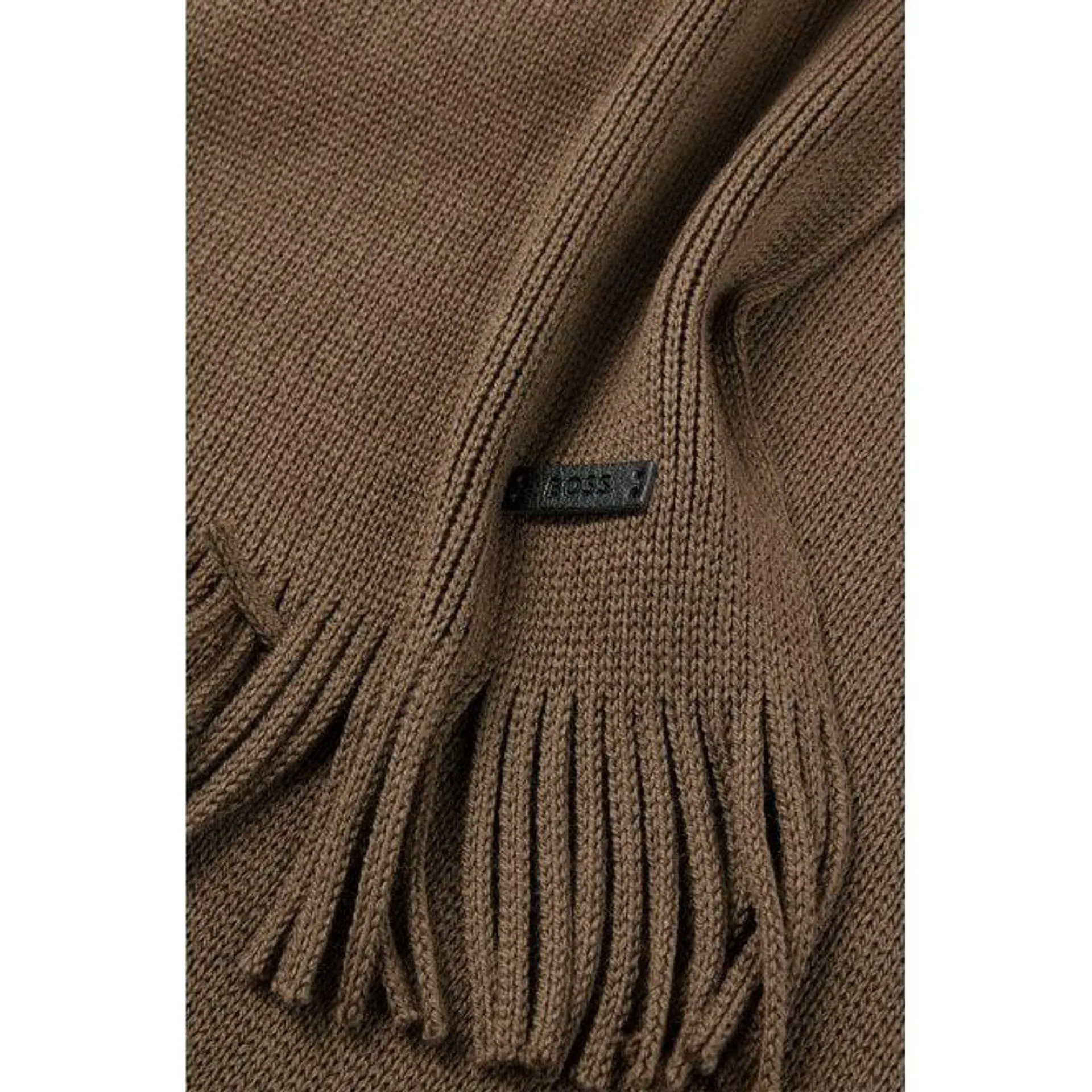 Albas-L Virgin Wool Scarf, Medium Beige