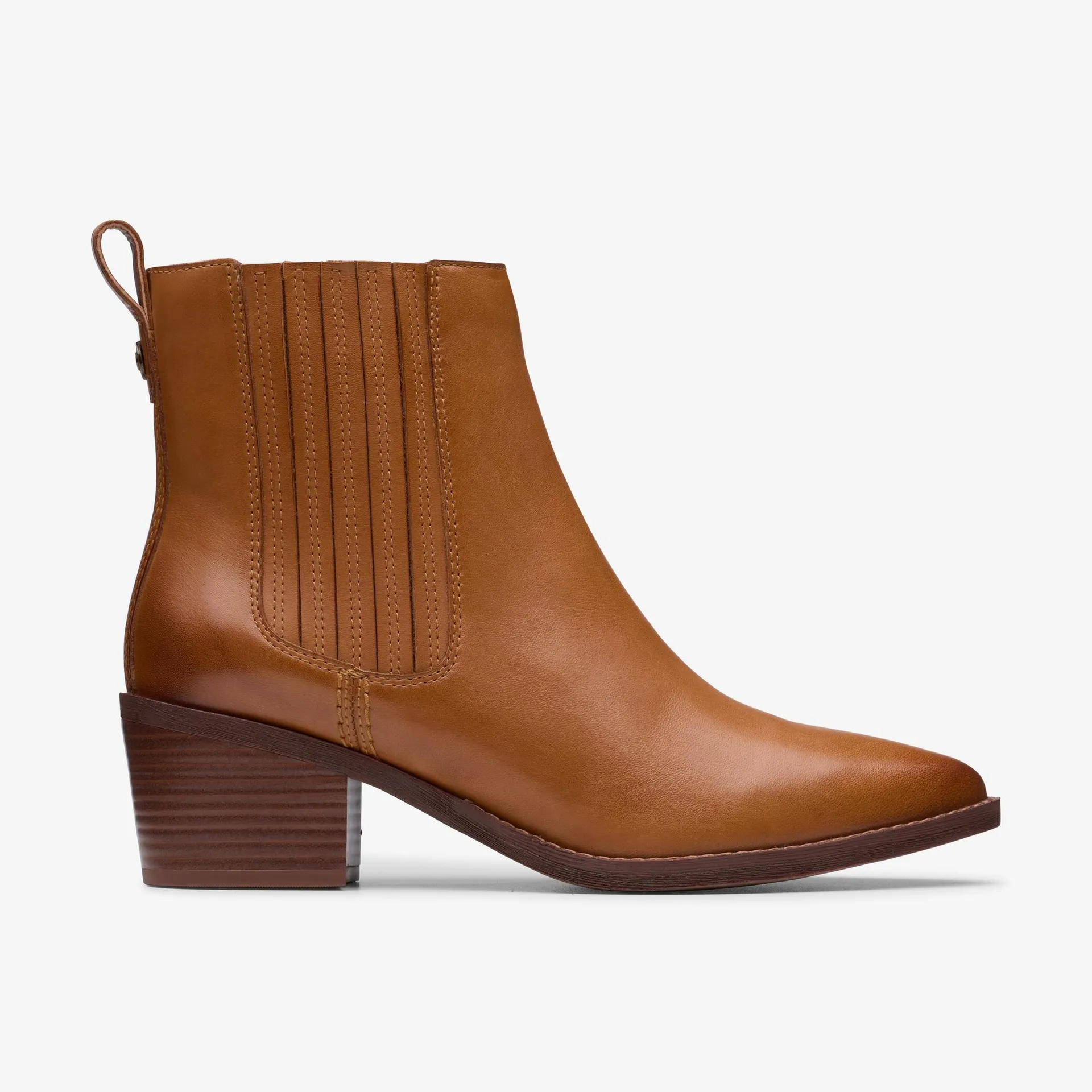 Morzine Top Ankle Boot Tan Leather