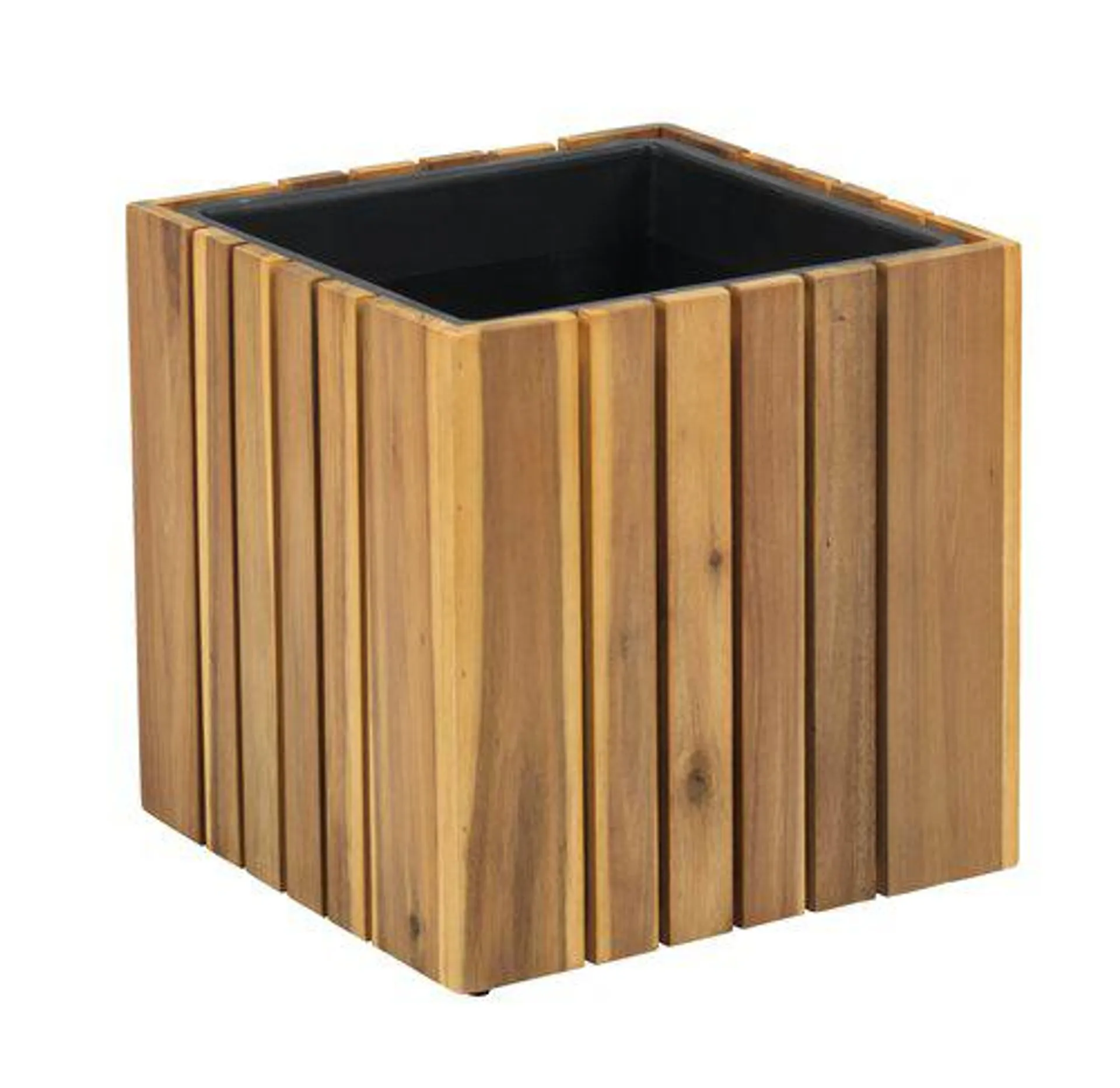 Garden planter MYRHAUK W33xL33xH32 hardwood