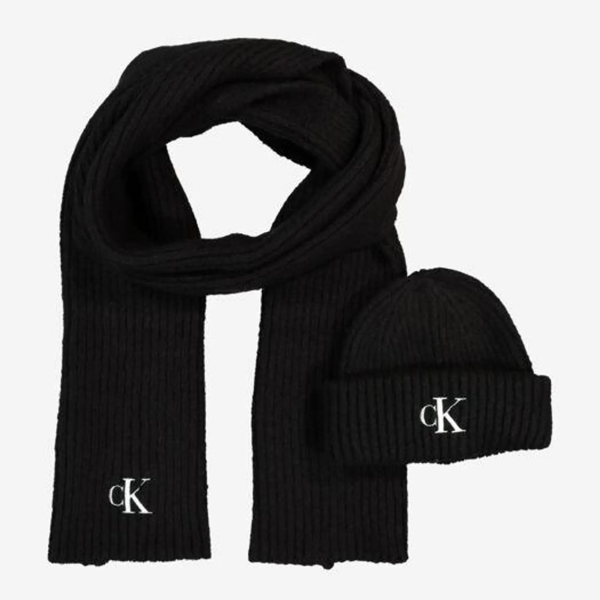 Black Scarf & Hat Gift Set