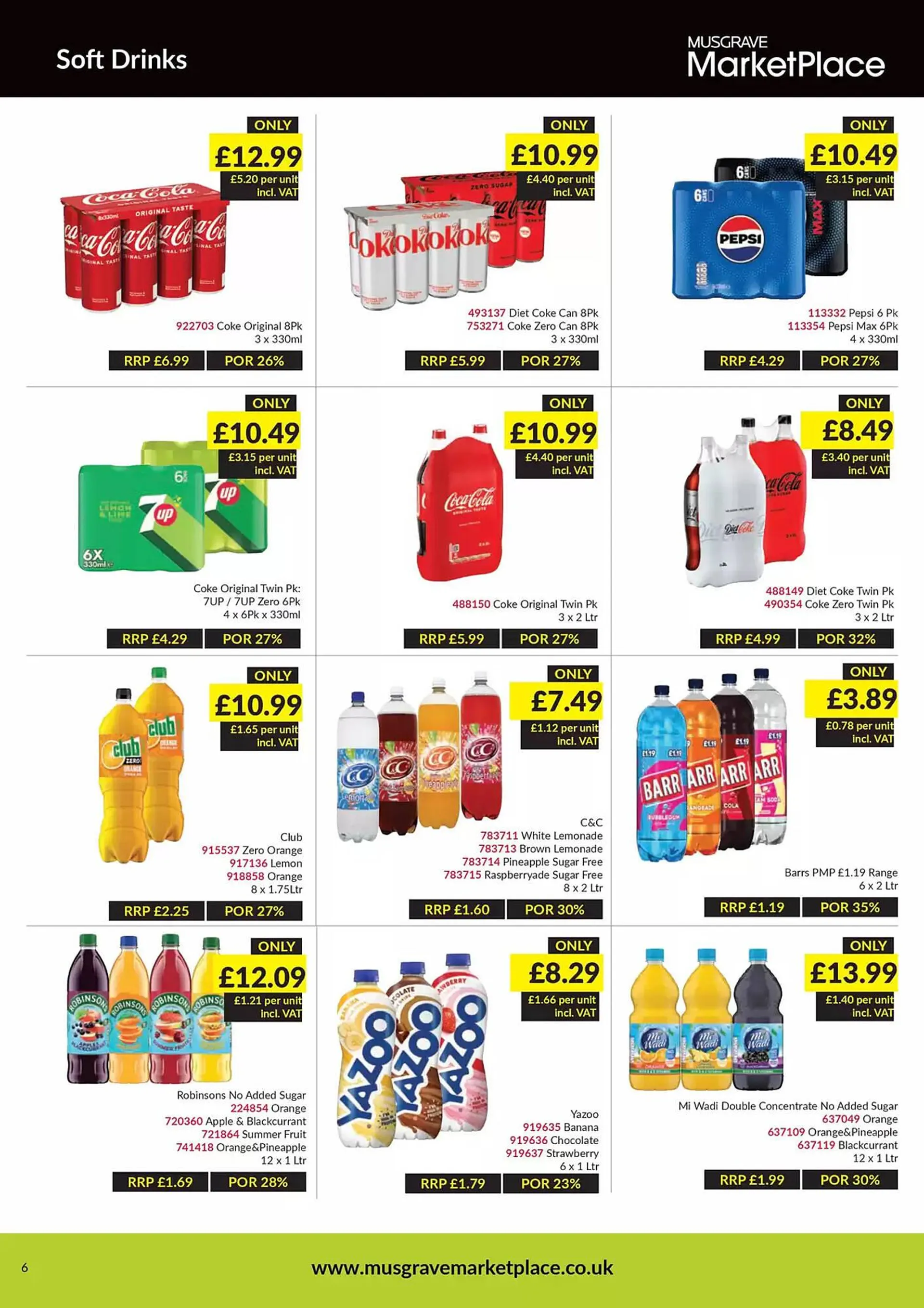 Musgrave MarketPlace leaflet from 6 January to 26 January 2025 - Catalogue Page 6