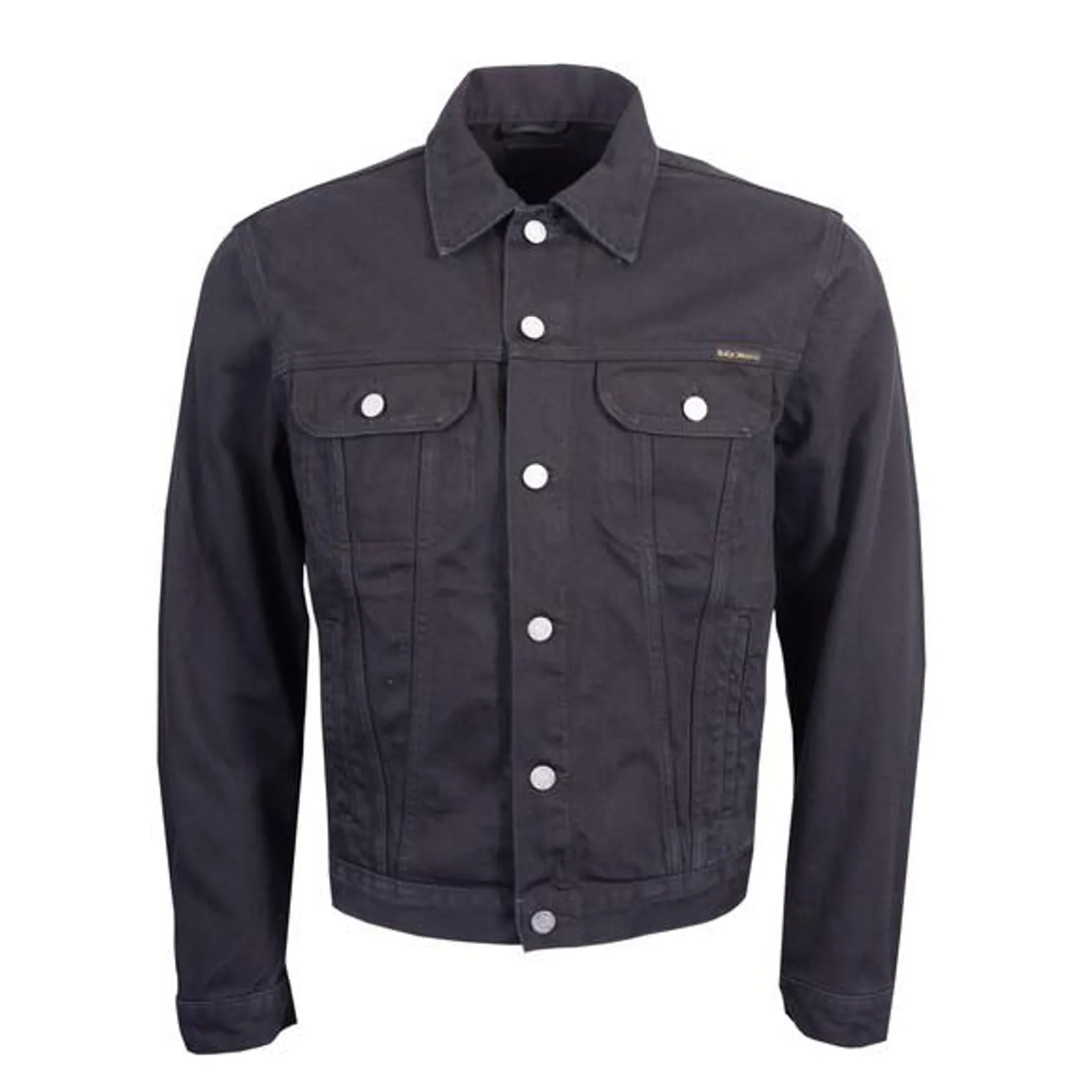 Mens Black Danny Smooth Rinse Denim Jacket