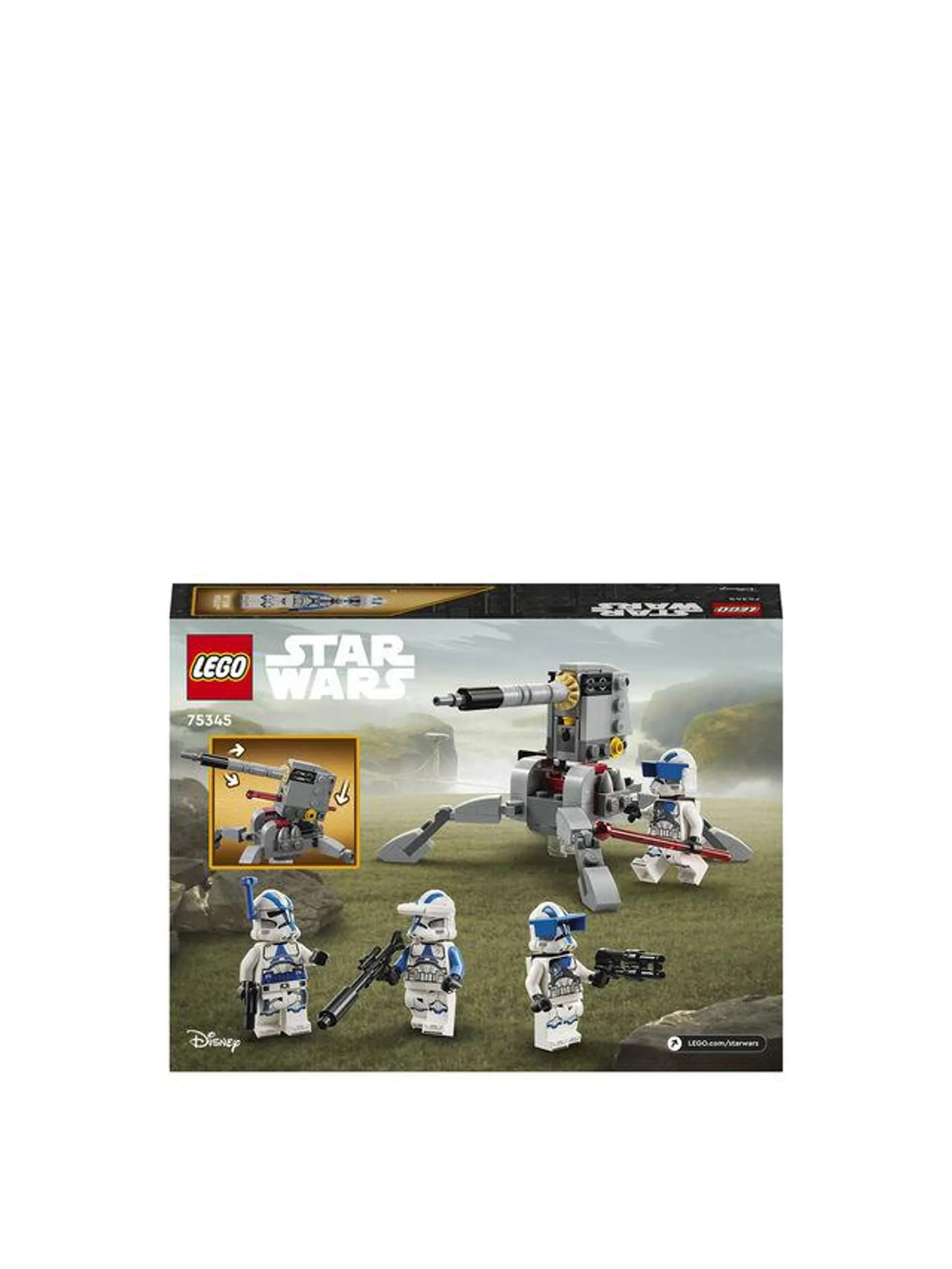 Star Wars 501st Clone Trooper Battle Pack 75345