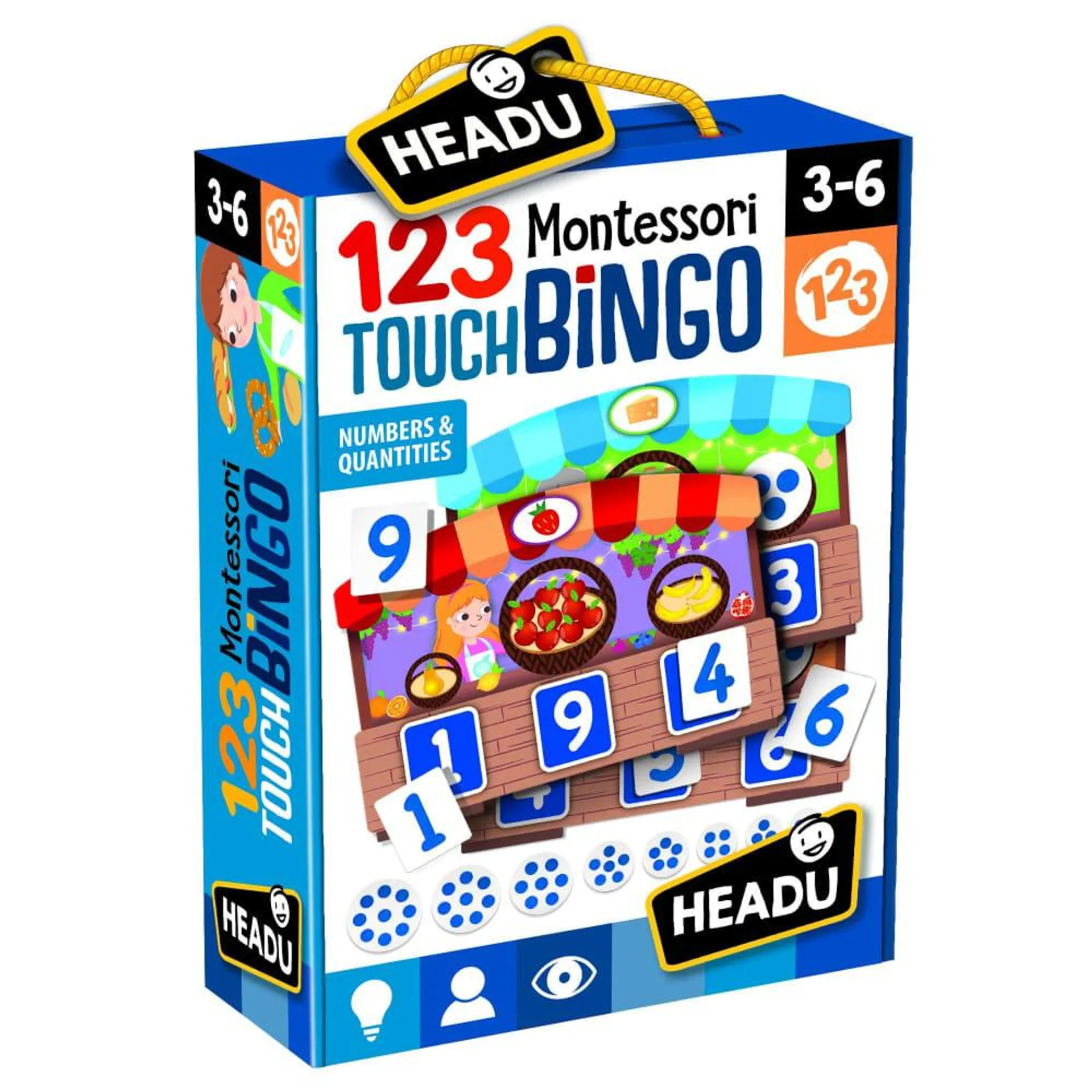 123 Montessori Touch Bingo