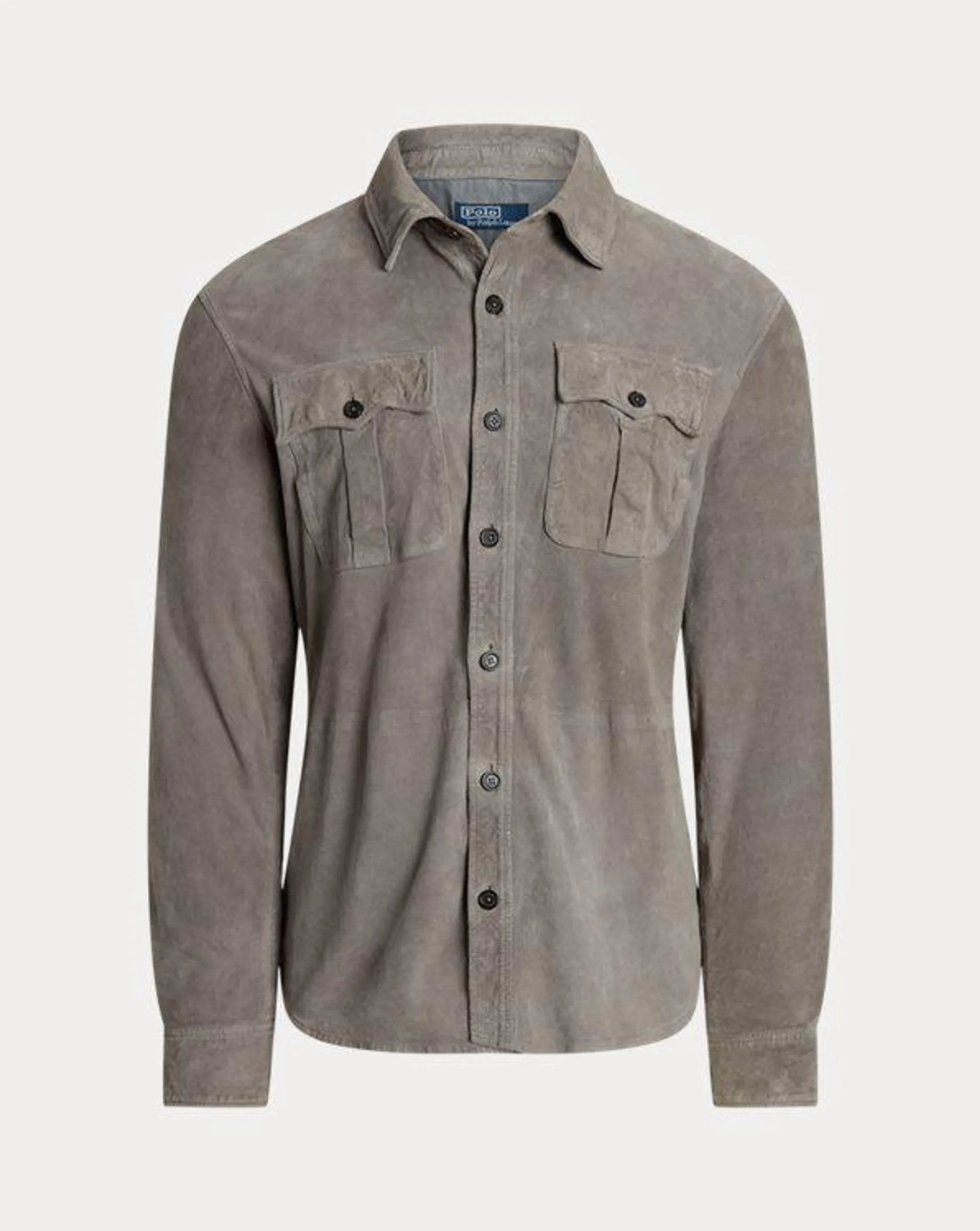 Suede Shirt Jacket