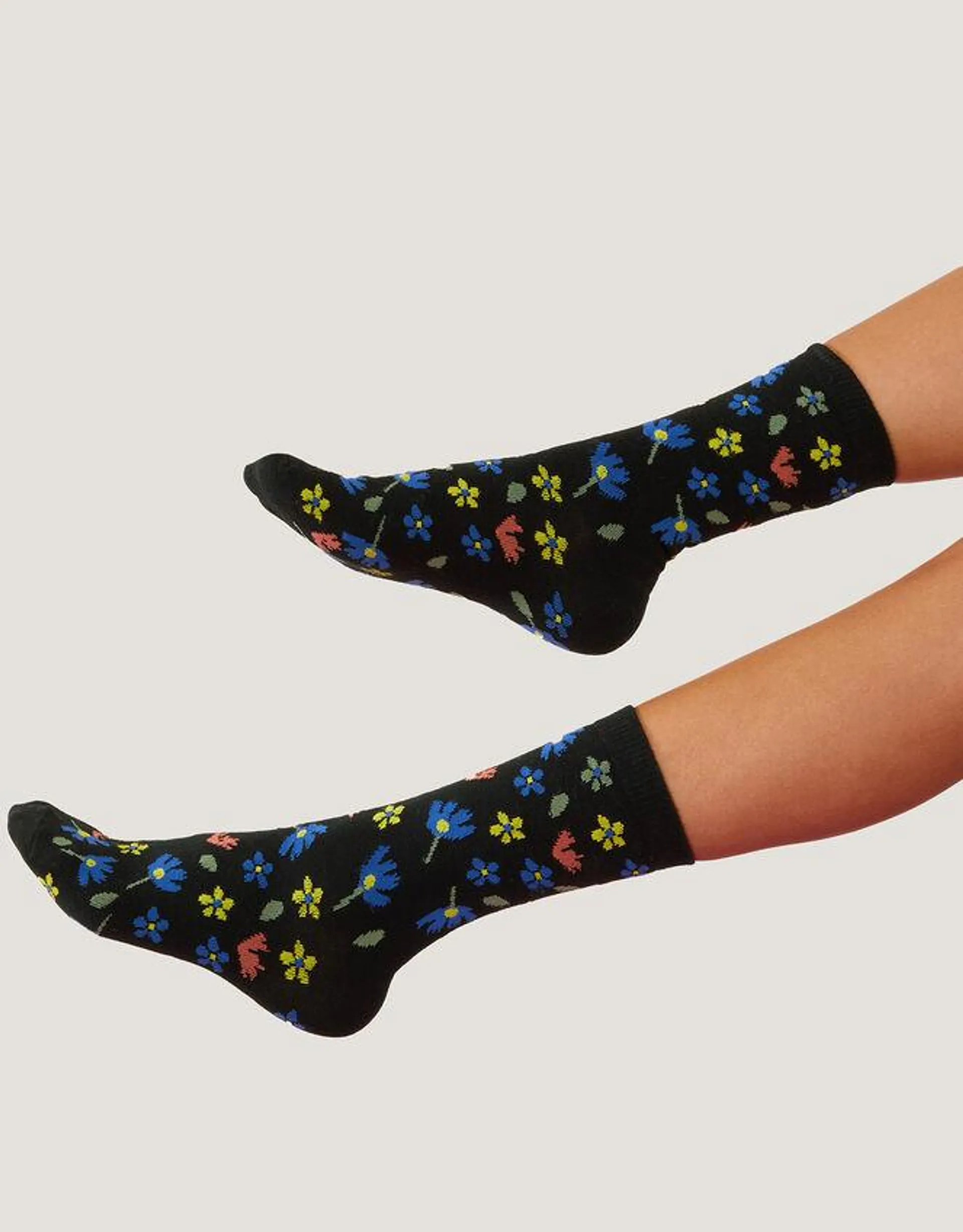 Floral Print Socks