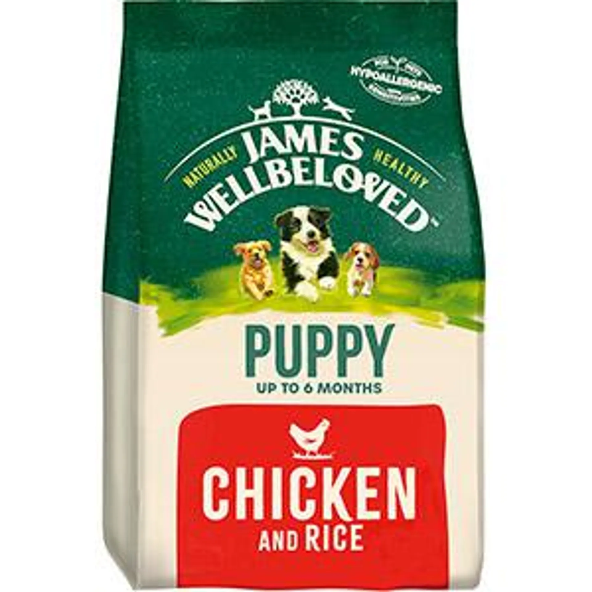James Wellbeloved Dry Puppy Food Chicken and Rice