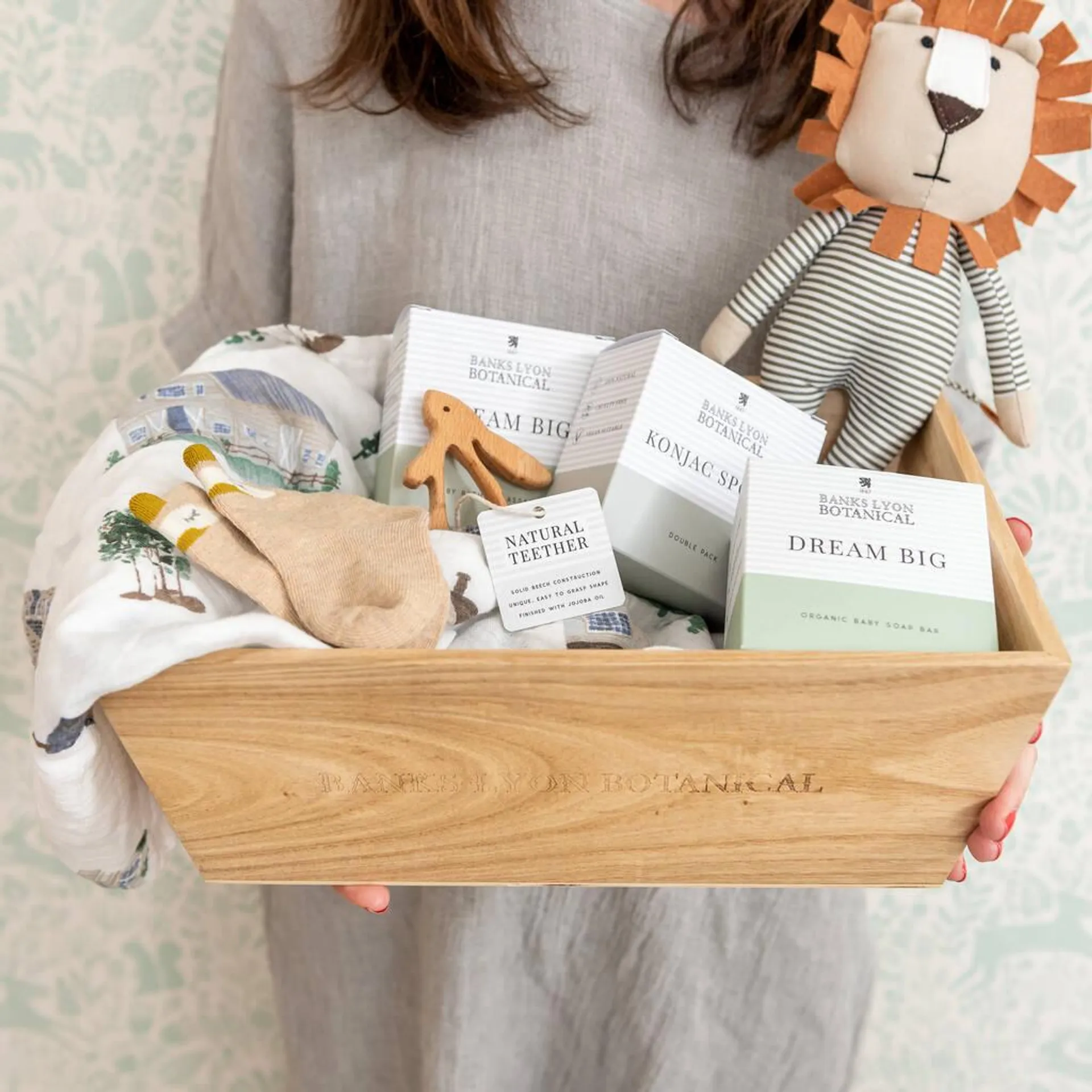 Wooden Baby Gift Box Create Your Own