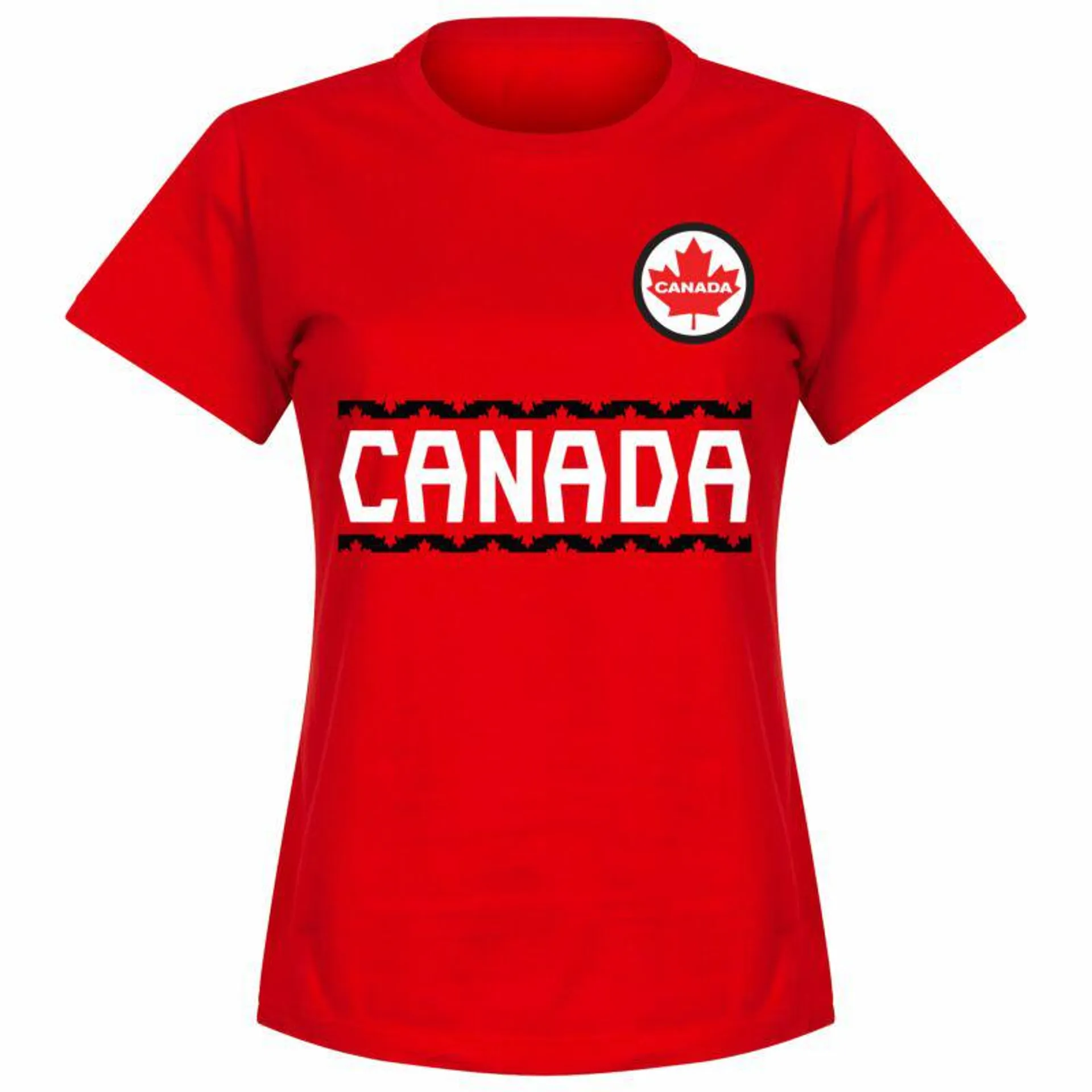 Canada Team Womens T-shirt - Red