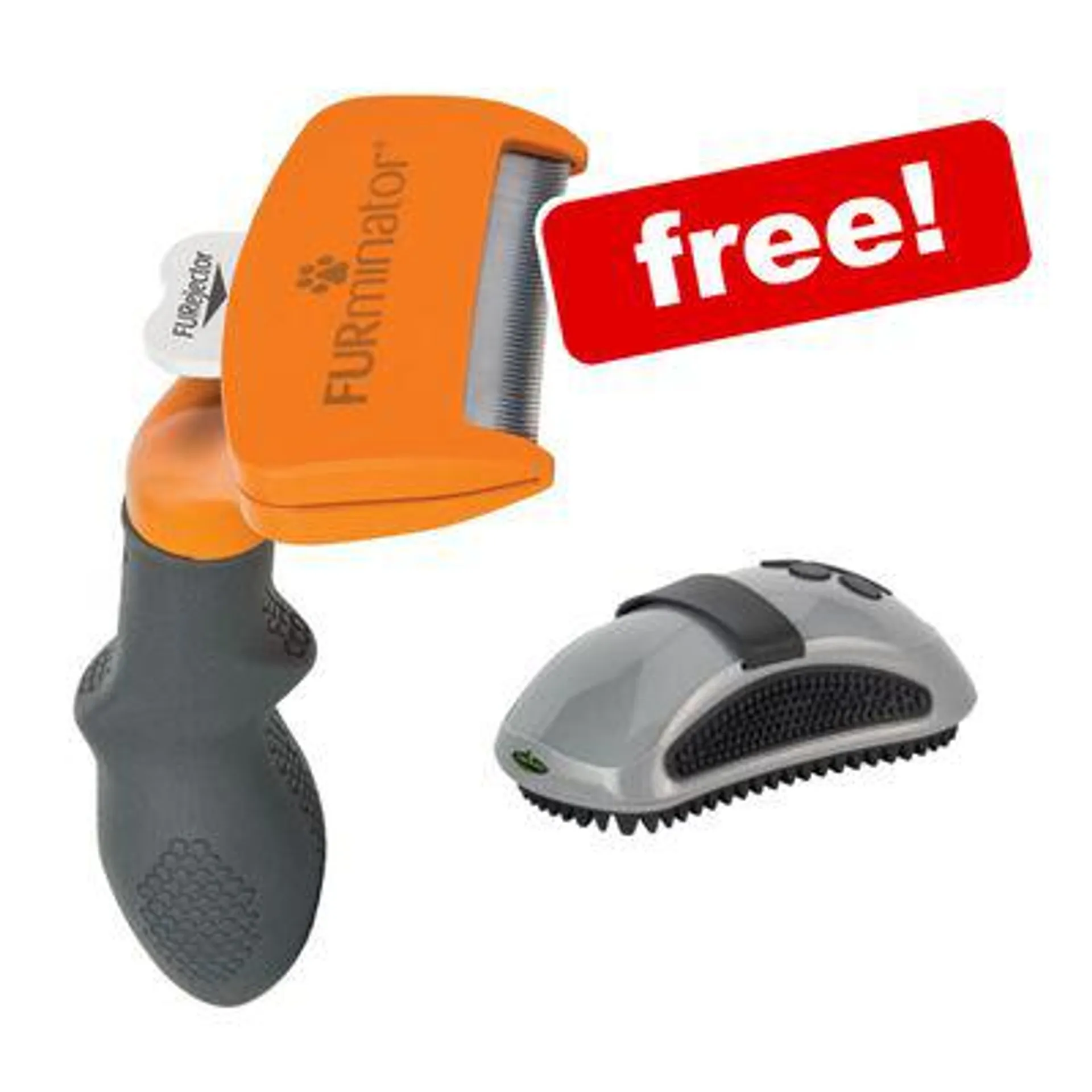 FURminator Dog Grooming Tools + Curry Comb Free! *