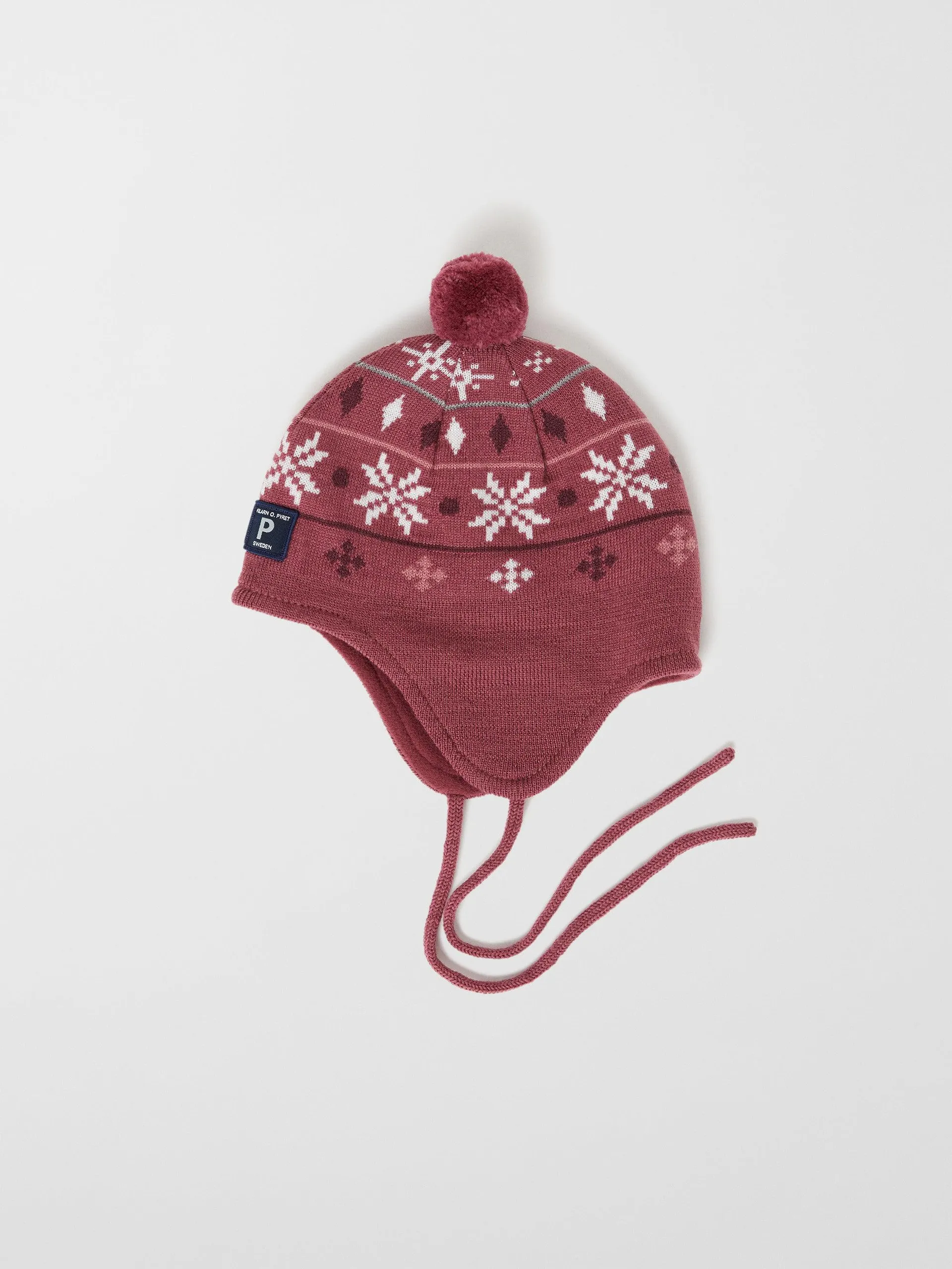 Merino Wool Kids Bobble Hat