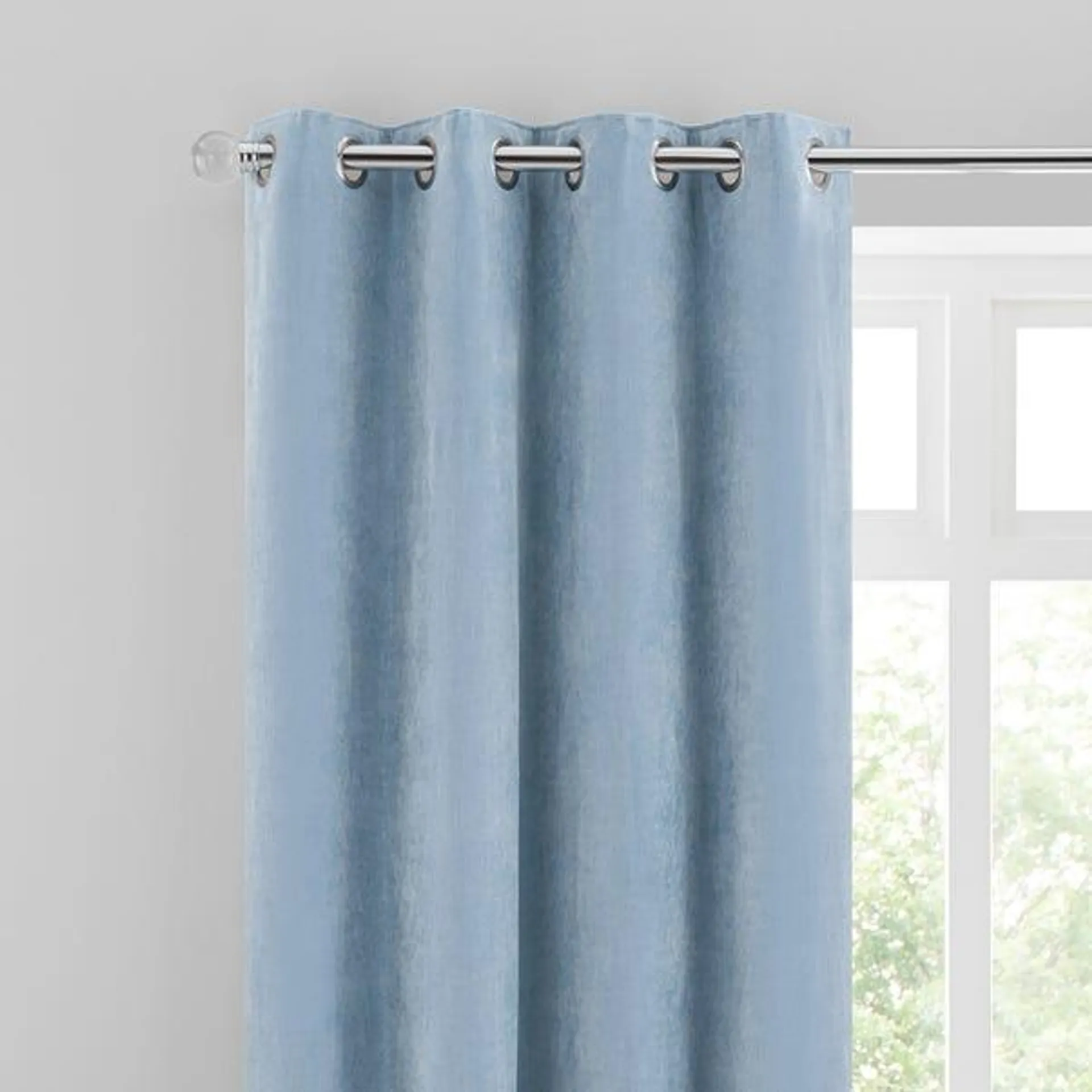 Margot Matt Velour Eyelet Curtains