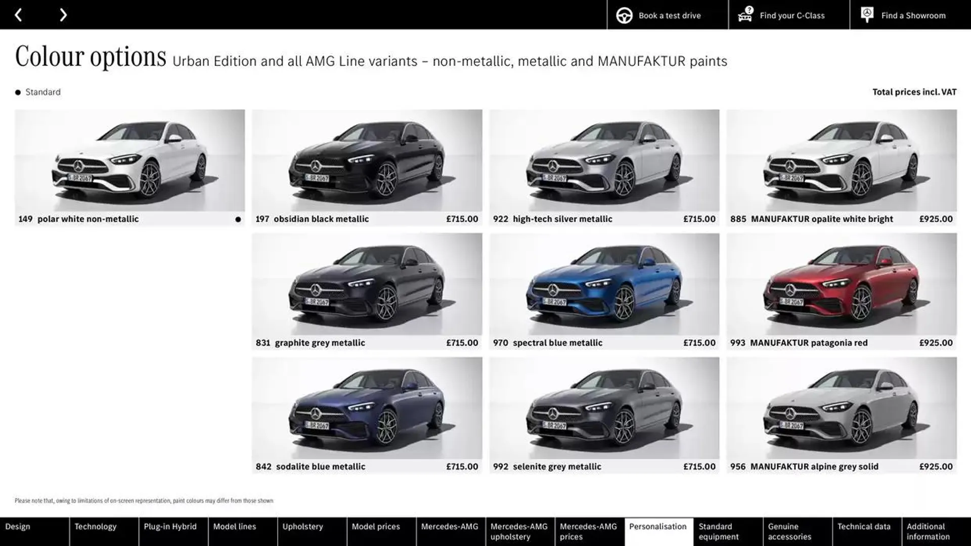 Mercedes Benz C-Class Saloon from 9 October to 9 October 2025 - Catalogue Page 53