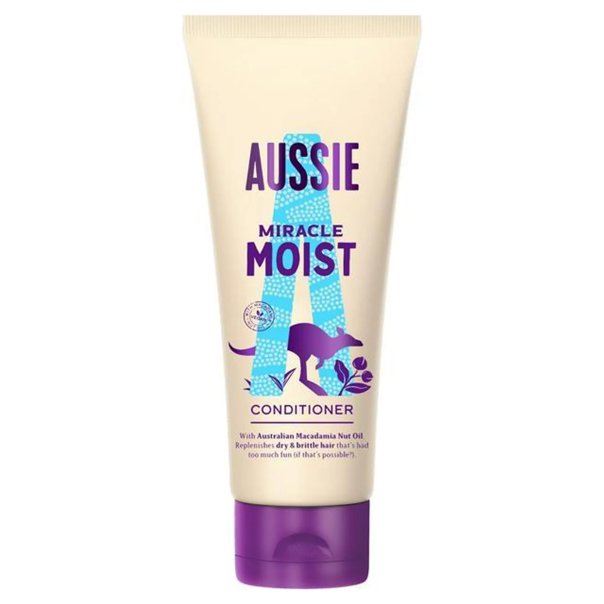 Aussie Miracle Moist Hair Conditioner, Moisturising Hair Conditioner 200ml