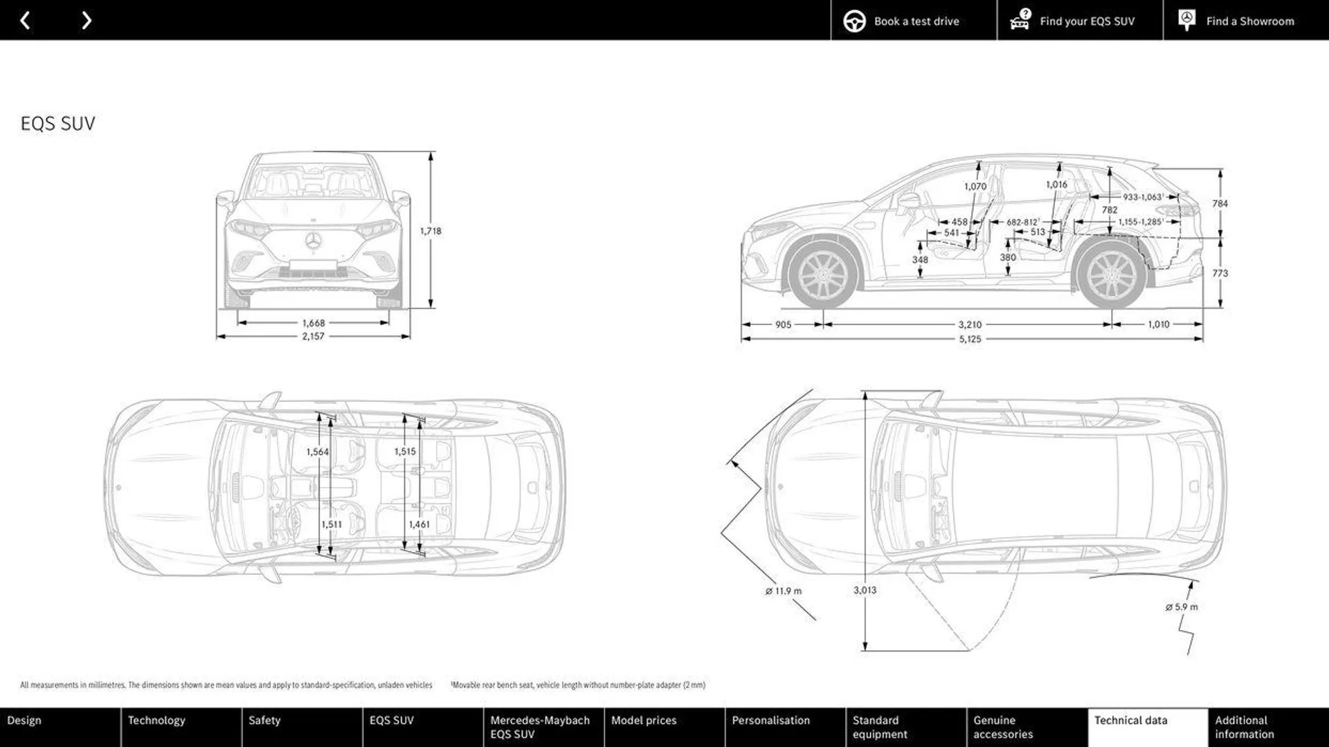 Mercedes Benz New EQS SUV - 55