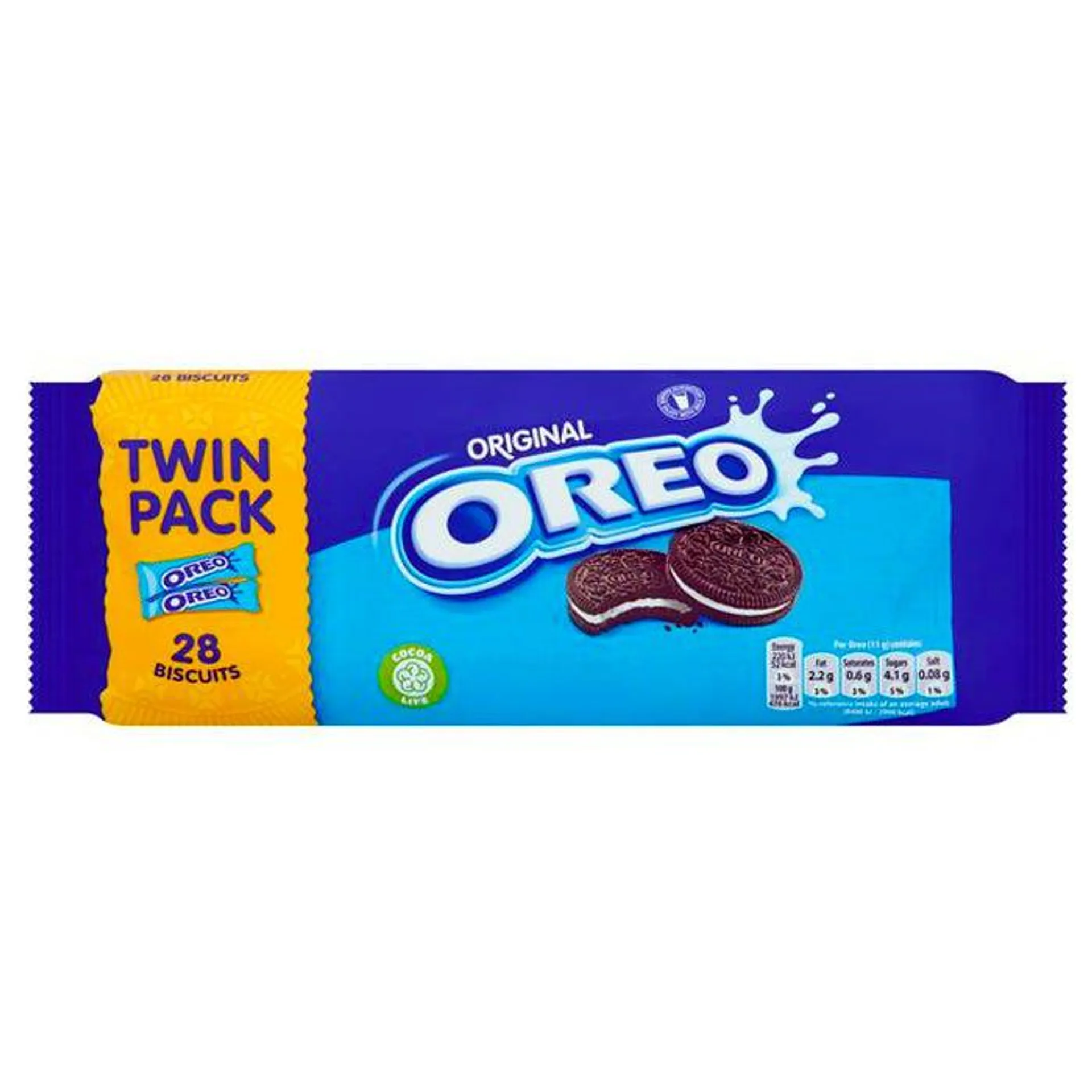 OREO Original Vanilla Sandwich Biscuits Twin Pack 2 x 154g