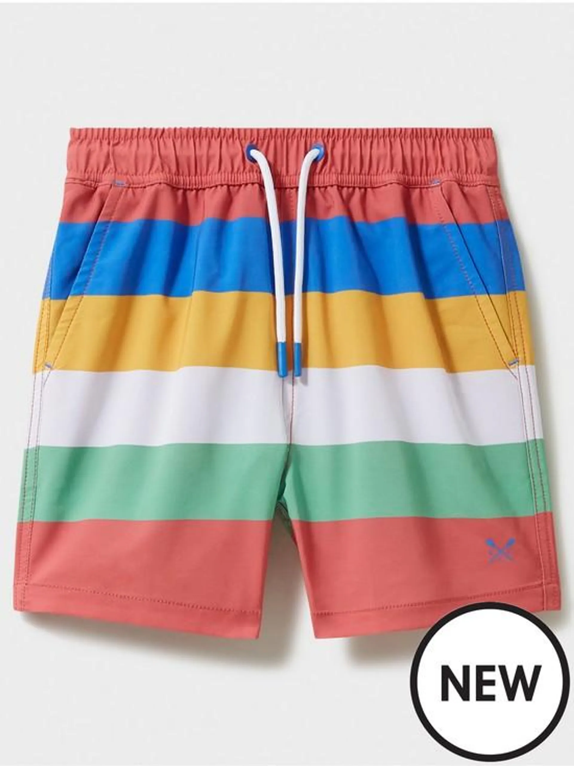 Boys Multi Stripe Swim Shorts - Multi