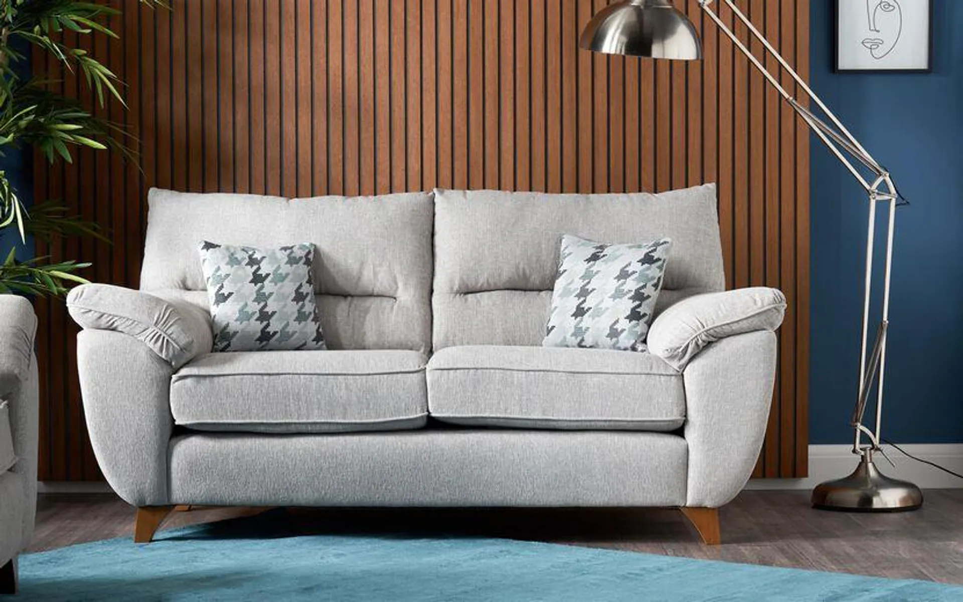 Remi Fabric 2 Seater Sofa