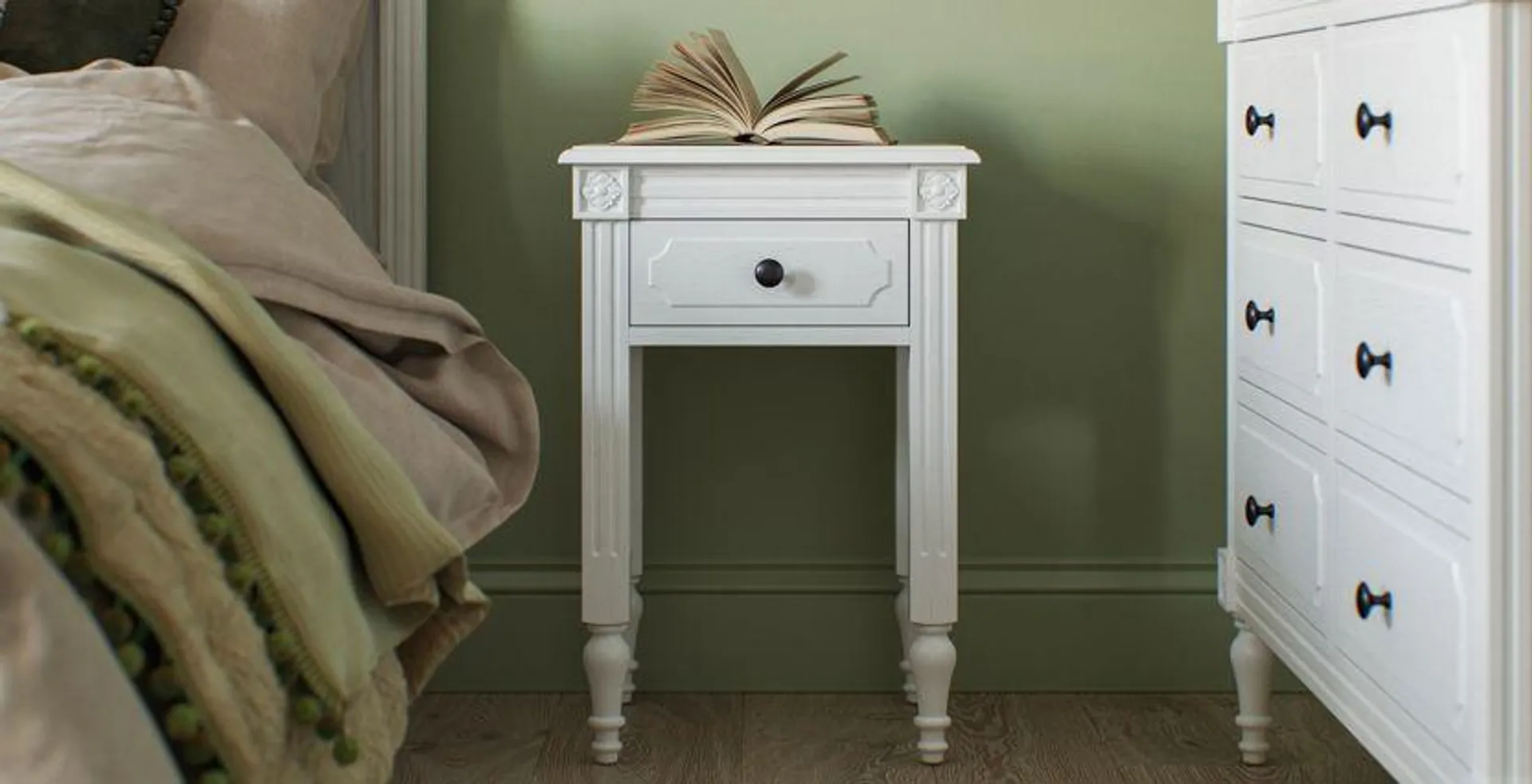 Casterton Bedside Table