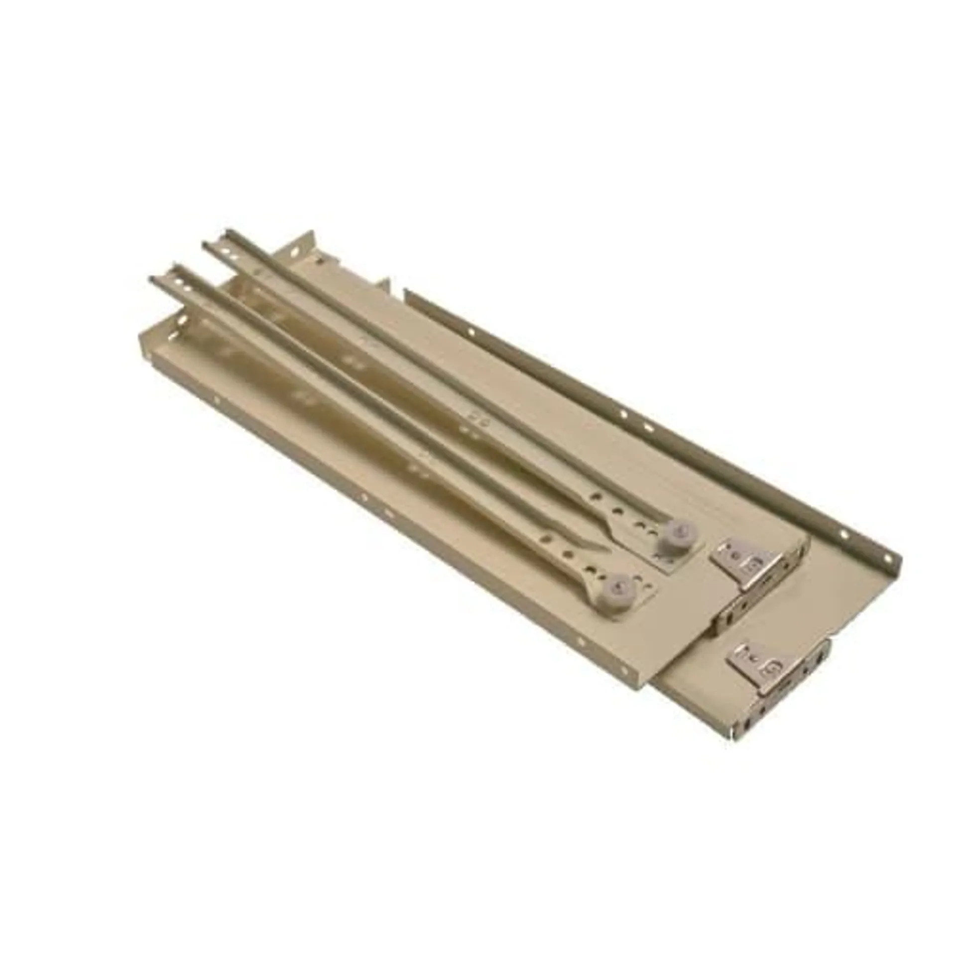 Wickes Metal Drawer System Cream - 400 x 150mm Pack of 2