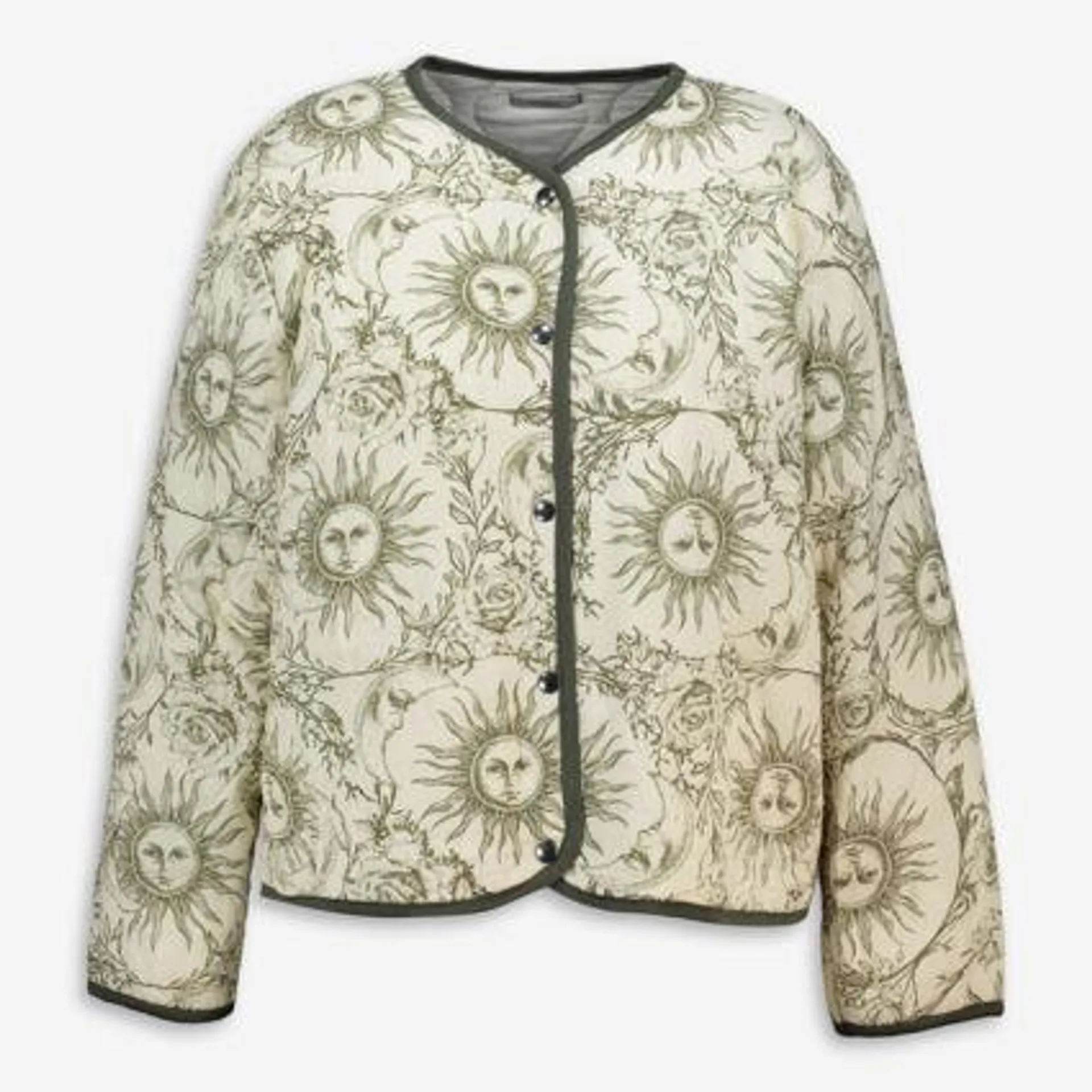 Cream Sun Padded Jacket