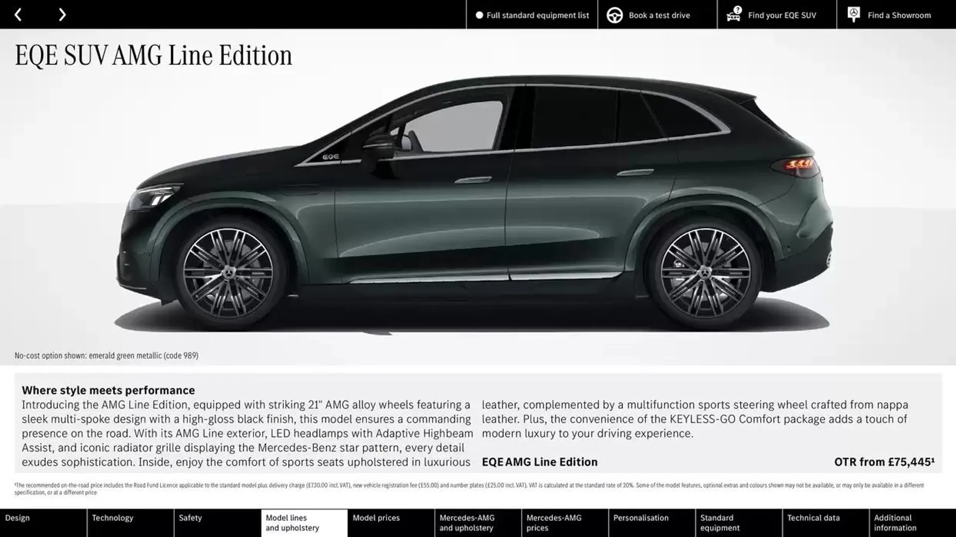 Mercedes Benz New EQE SUV from 23 October to 23 October 2025 - Catalogue Page 21