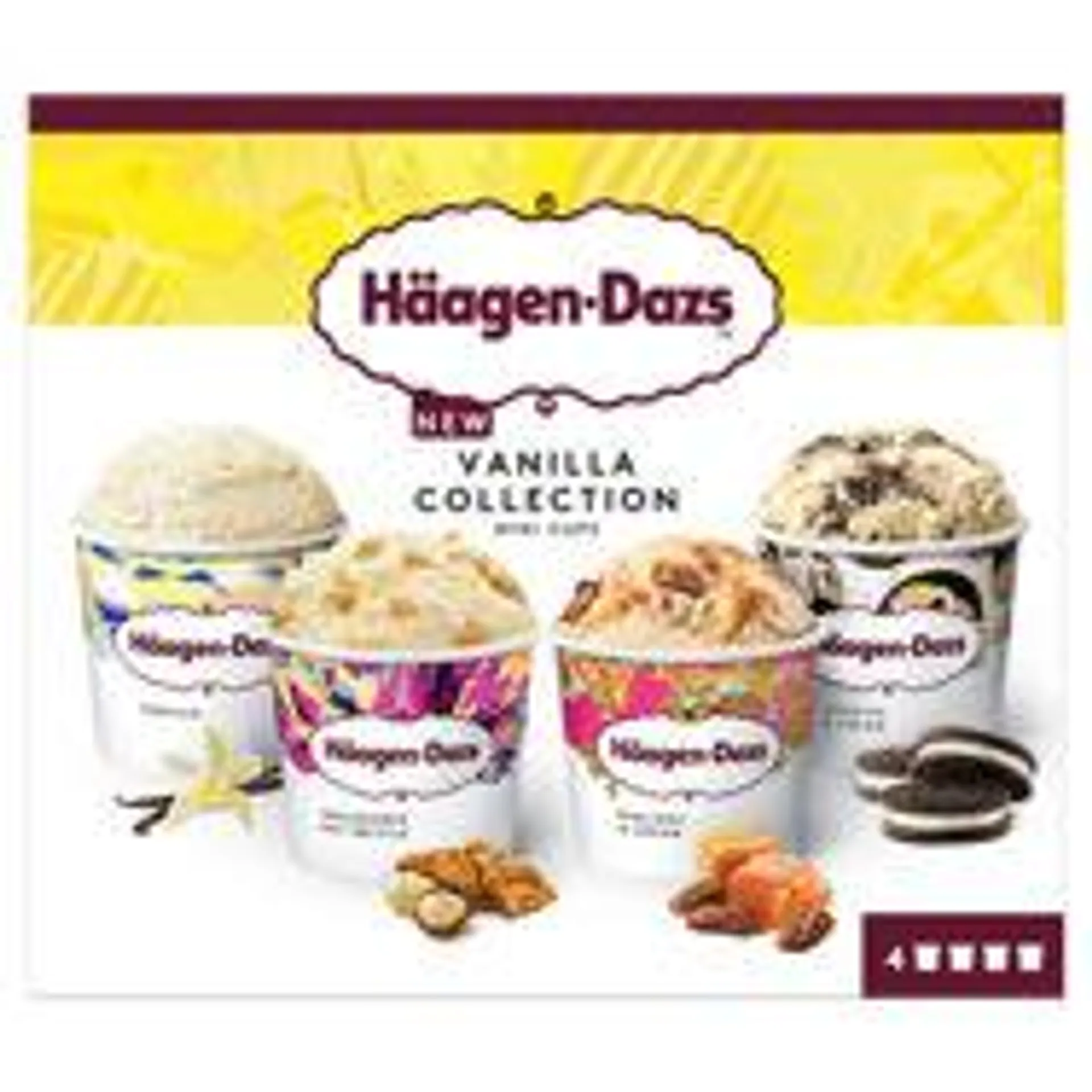 Haagen-Dazs Vanilla Minicup Ice Cream Collection