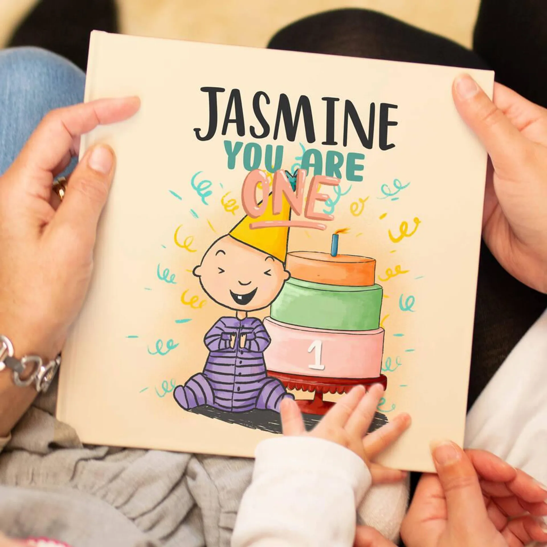 Personalised 'You Are One' 1st Birthday Book