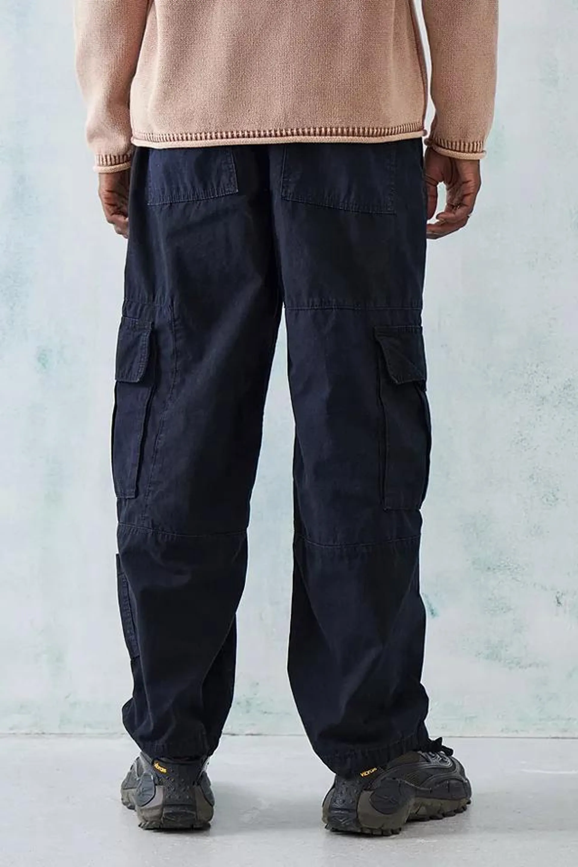 BDG - Pantalon cargo utilitaire délavé noir