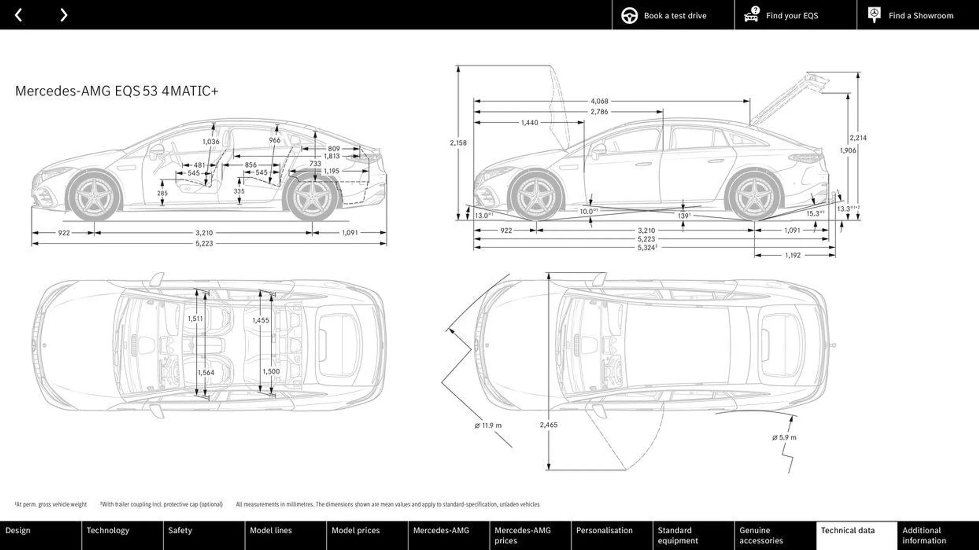 Mercedes Benz EQS Saloon from 7 June to 31 December 2024 - Catalogue Page 65