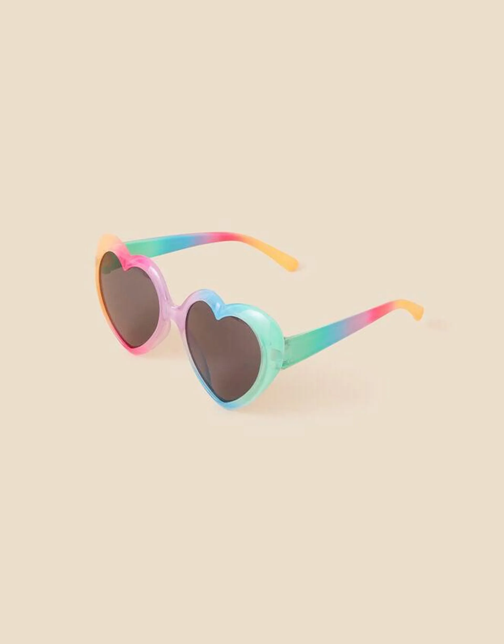 Rainbow Ombre Heart Sunglasses