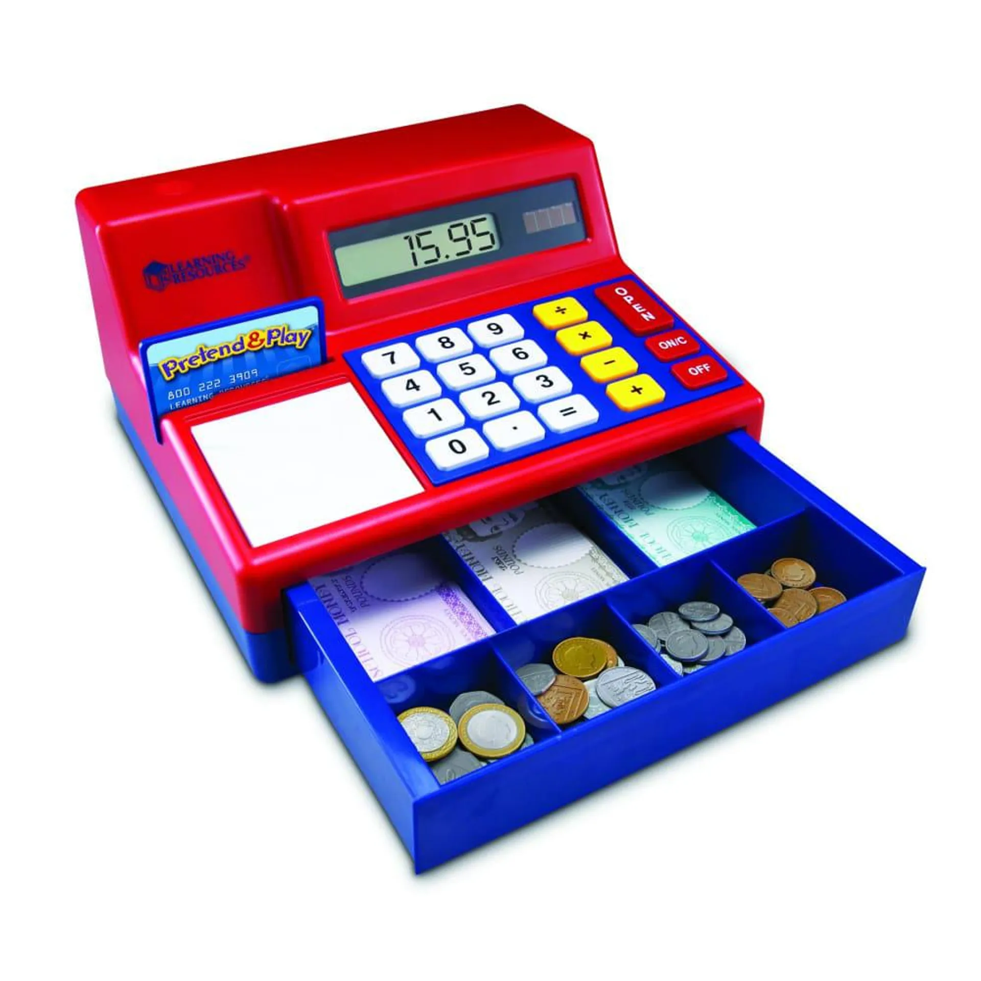 Learning Resources Calculator Cash Register-Pretend & Play