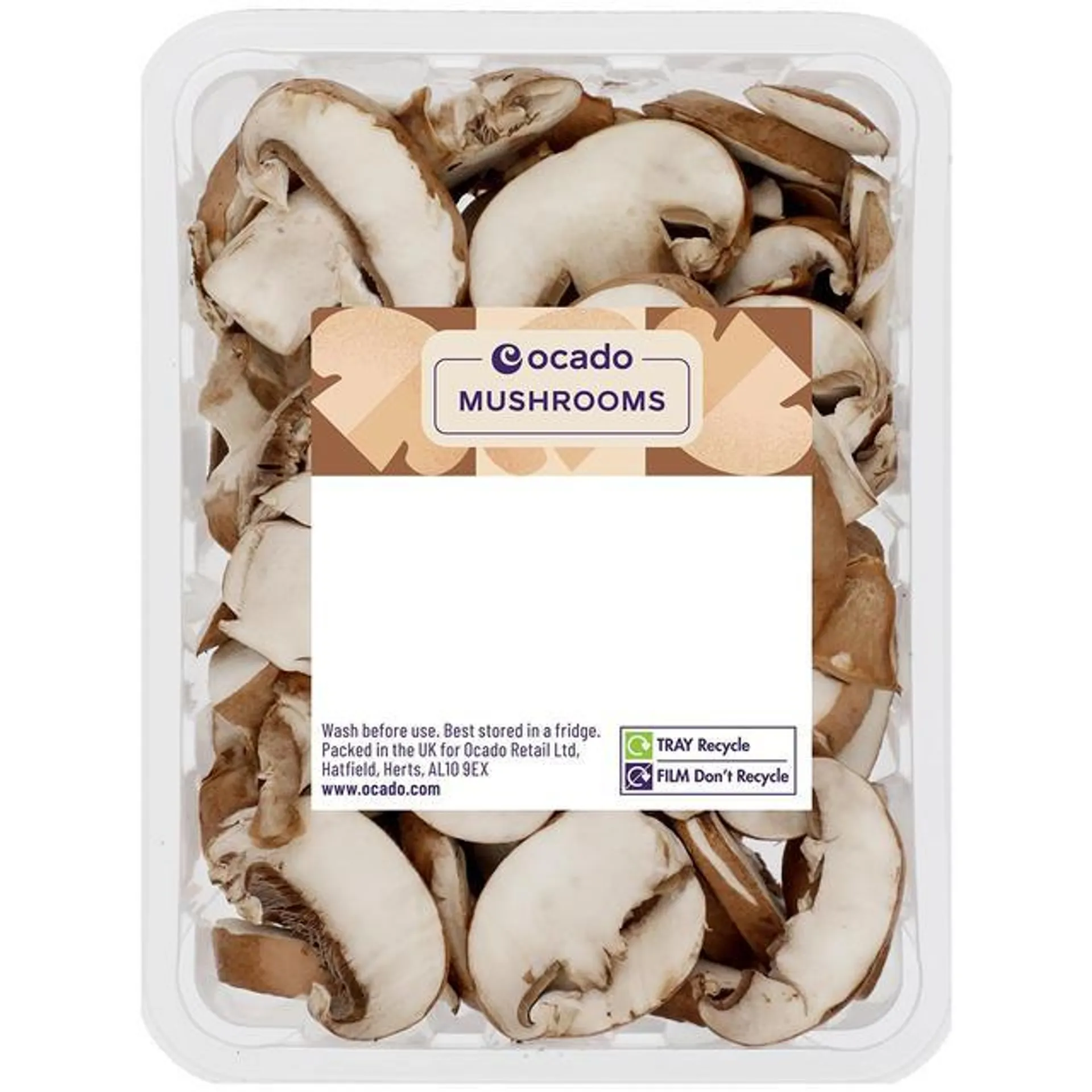 Ocado Sliced Mushrooms 250g