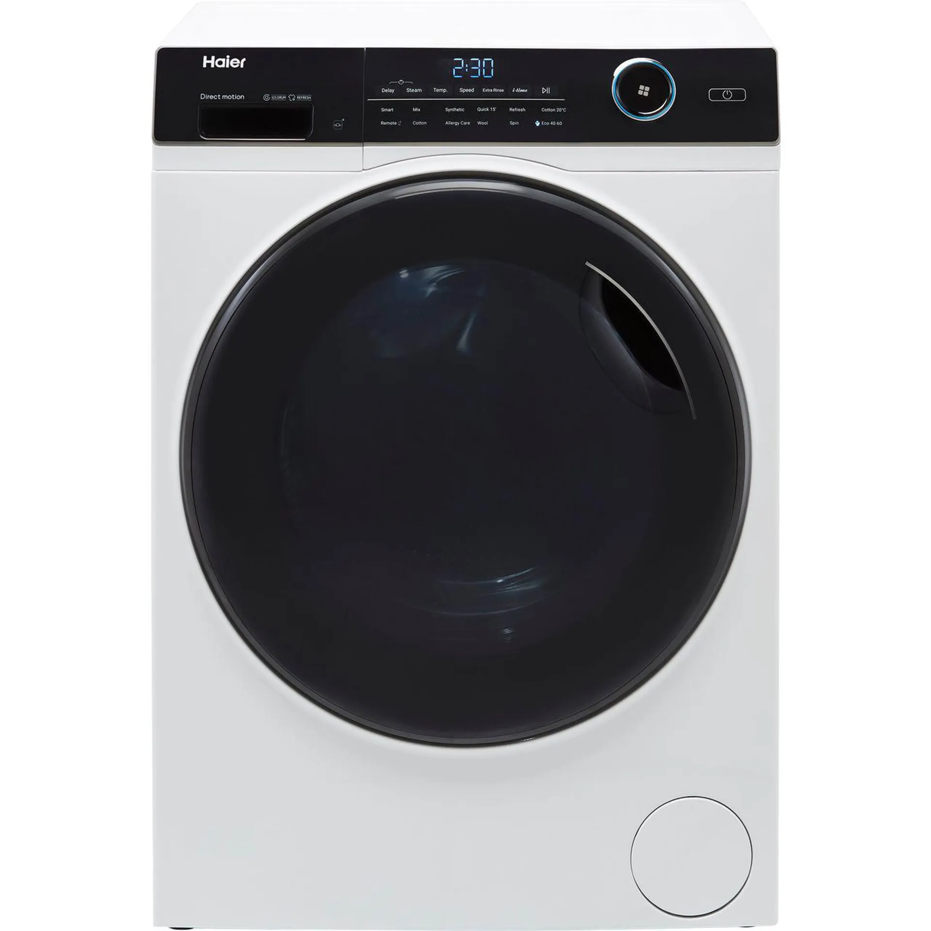 Haier i-Pro Series 5 HW80-B14959TU1 8Kg Washing Machine with 1400 rpm - White - A Rated