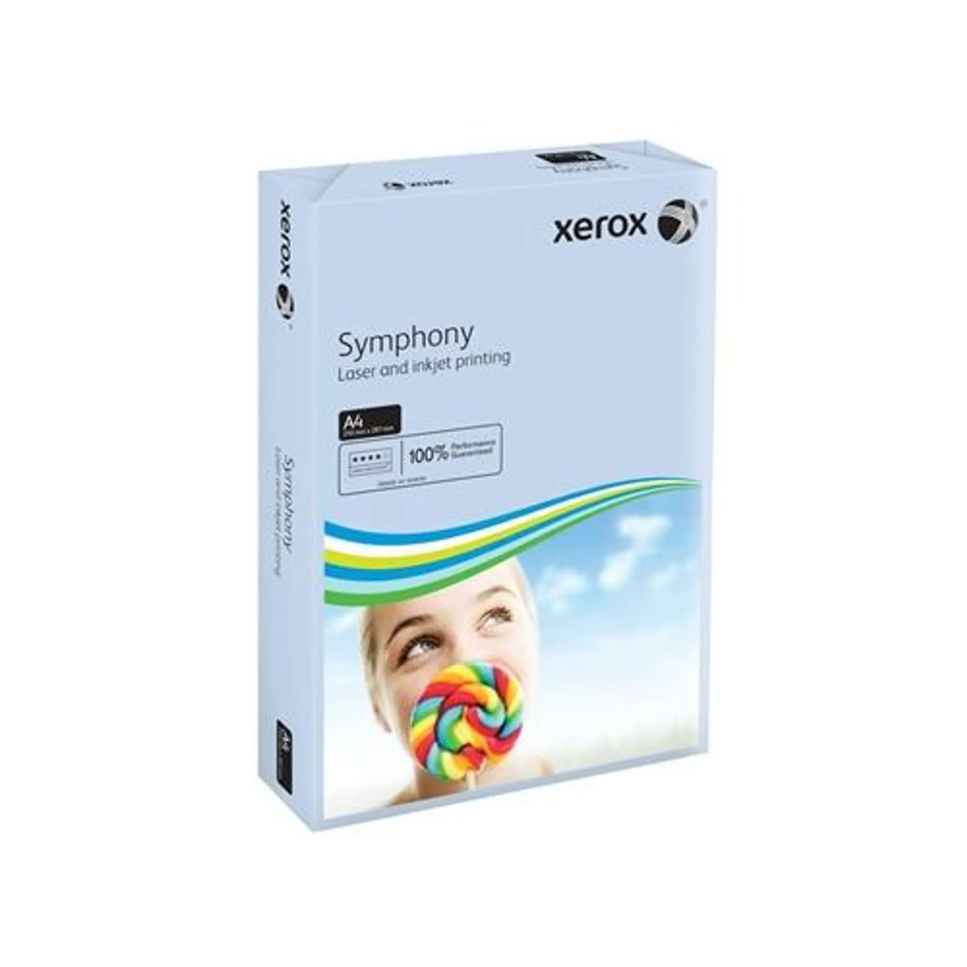 Xerox Symphony A4 Pastel Blue 160gsm Card (Pack of 250) XX93222