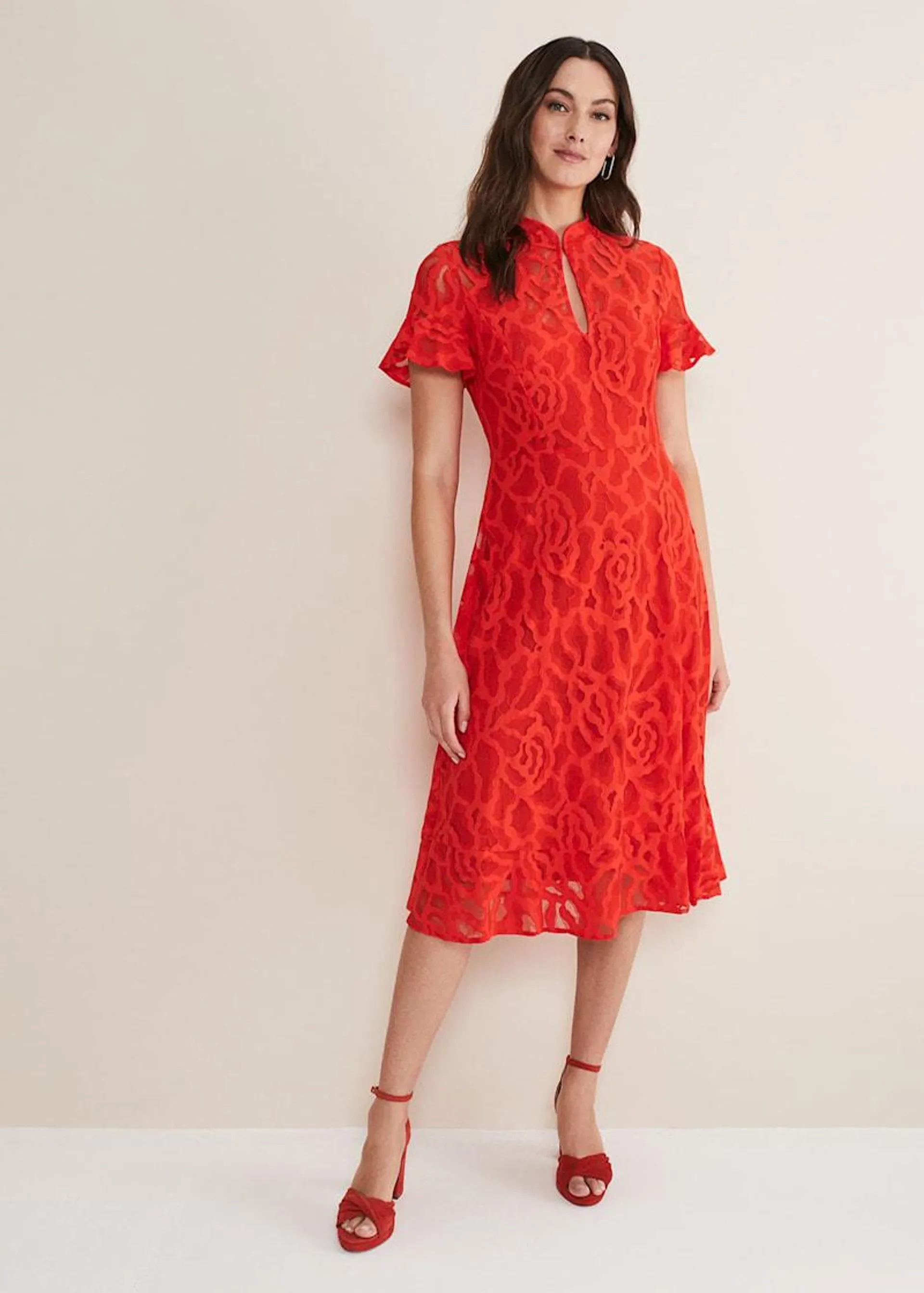 Lulu Lace Midi Dress