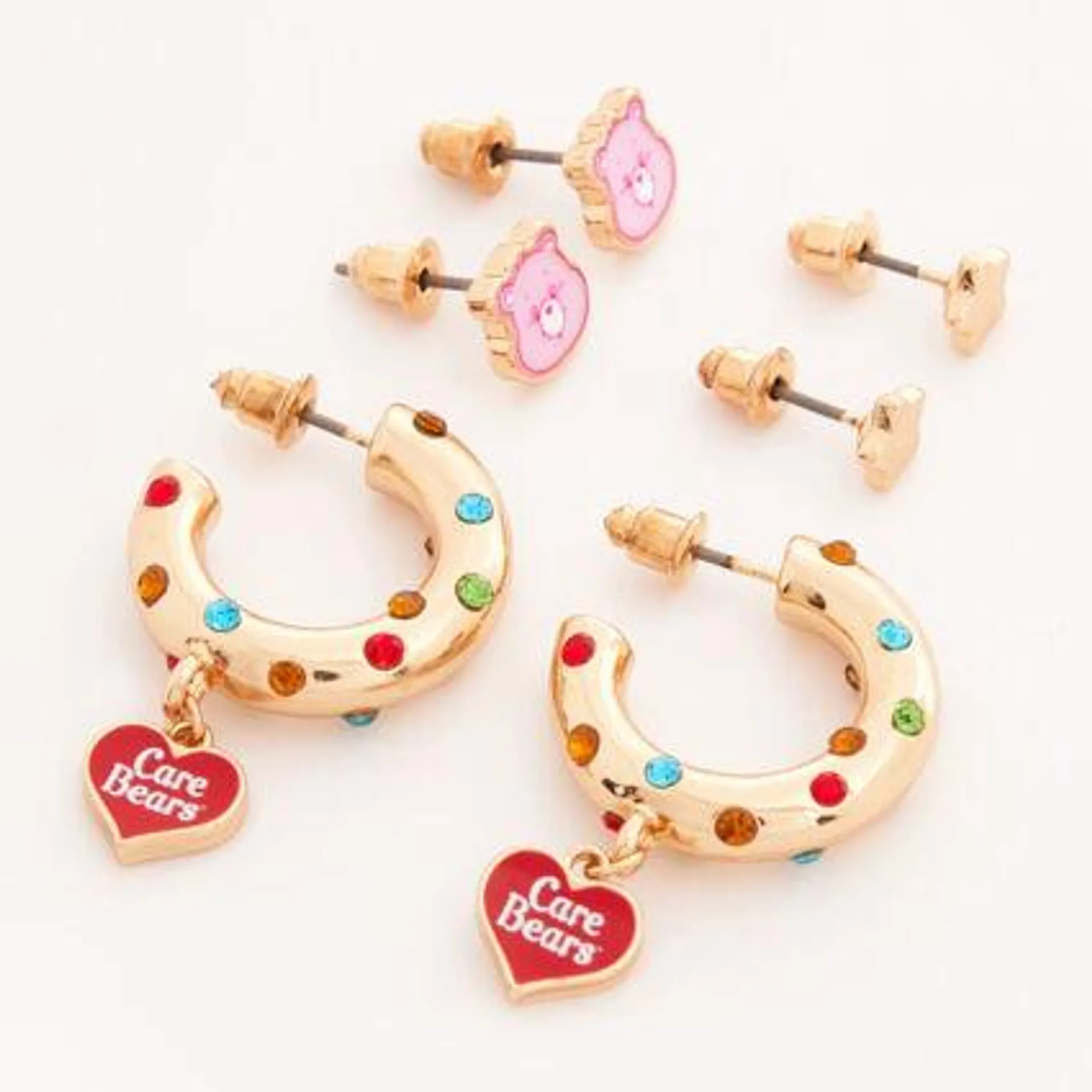 Three Pack Multicoloured Earring Set