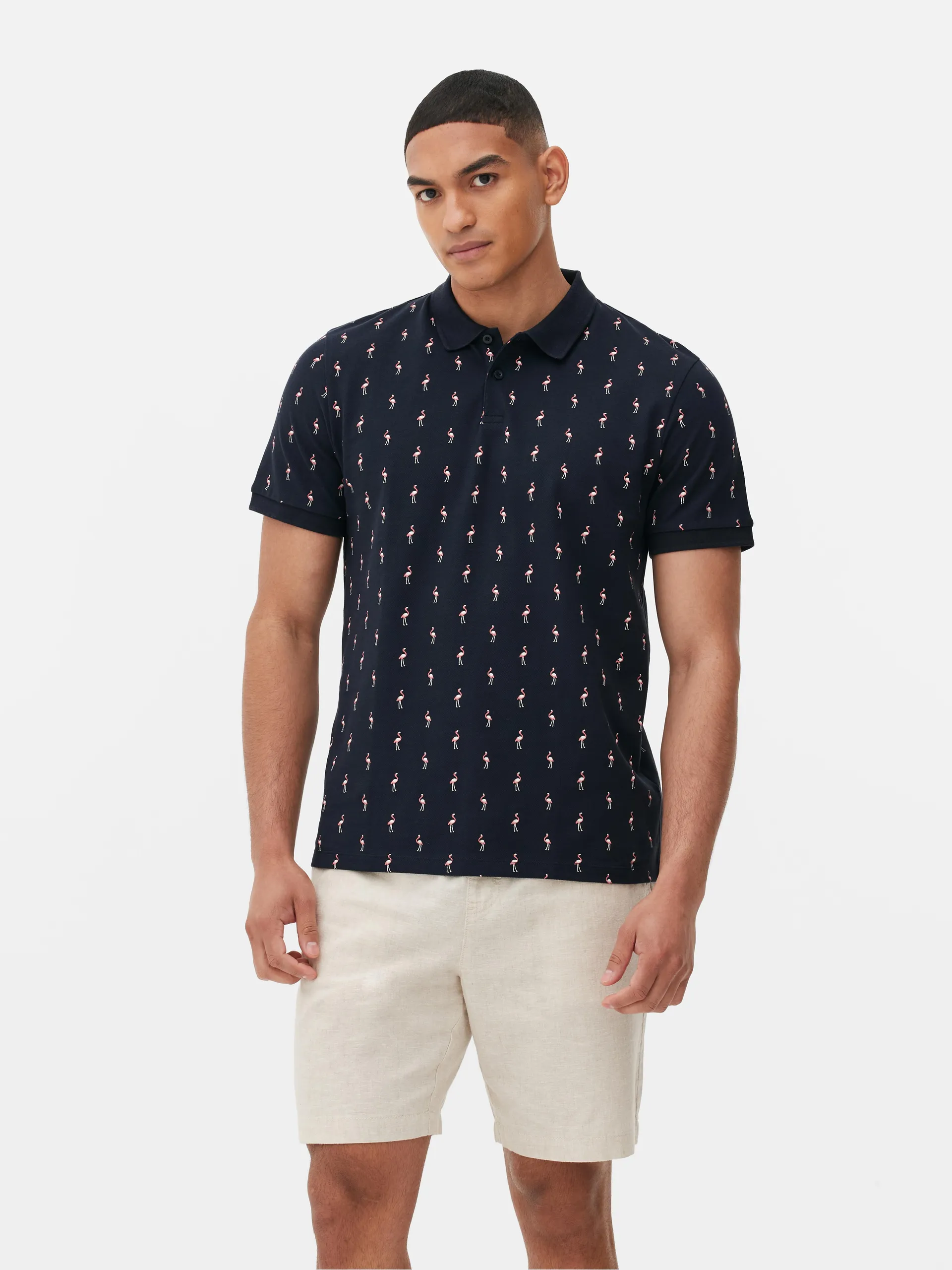 Mini Print Polo Shirt