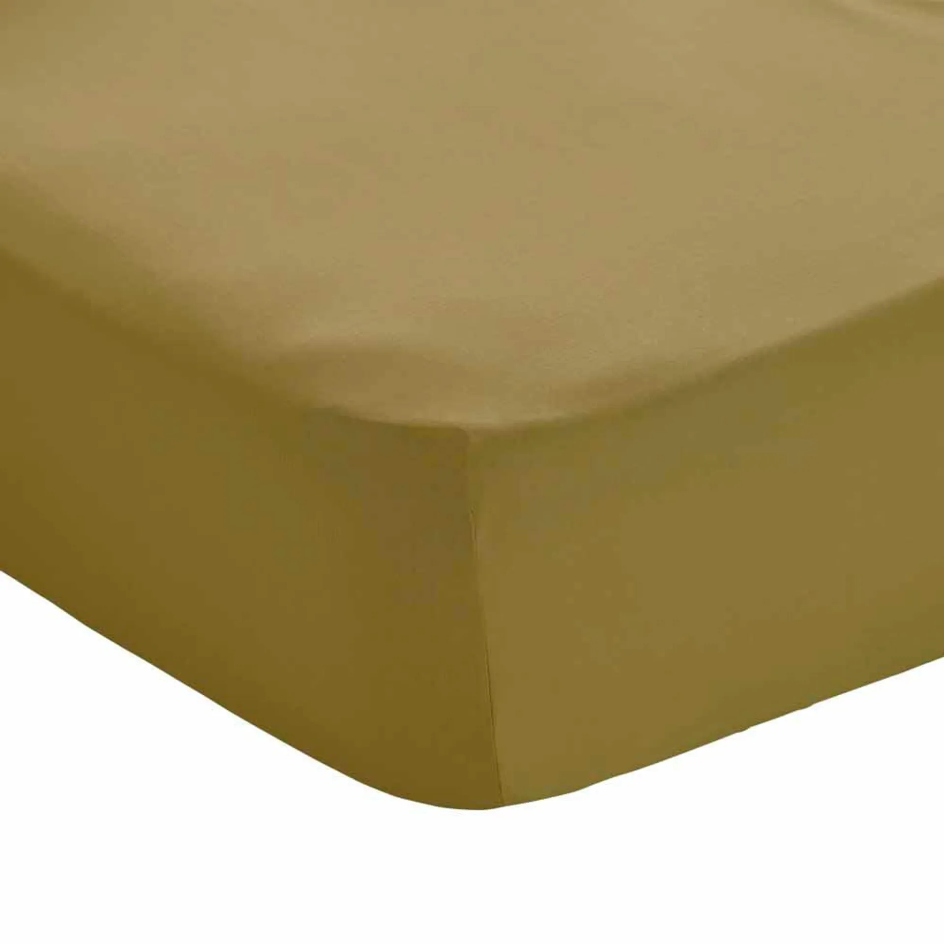 Wilko King Mustard Fitted Bed Sheet