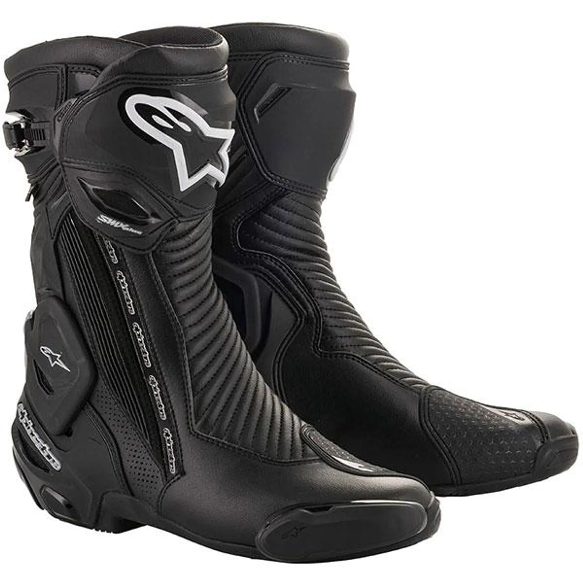 Alpinestars SMX Plus V2 Gore-Tex Boots - Black / Silver
