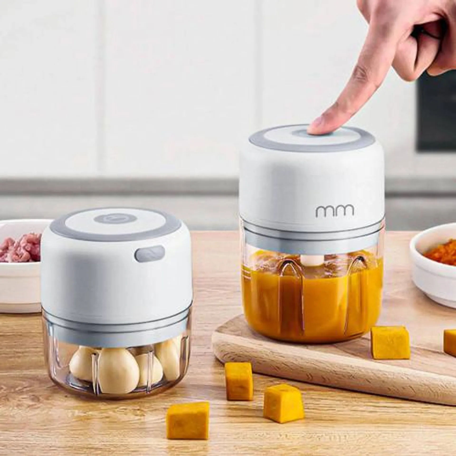 2 In 1 Rechargeable Food Processor