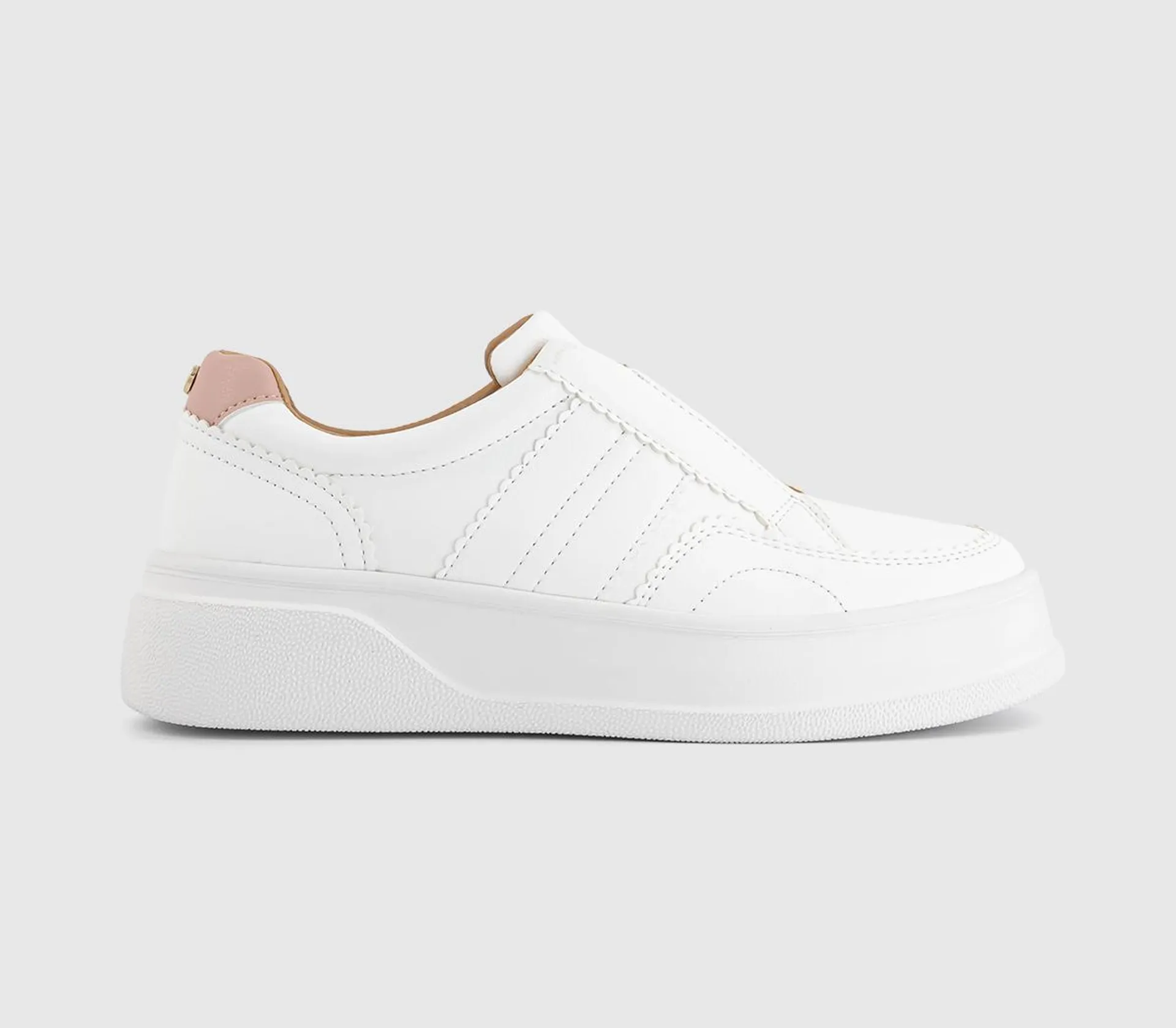 Fili Scalloped Edge Slip On Trainers