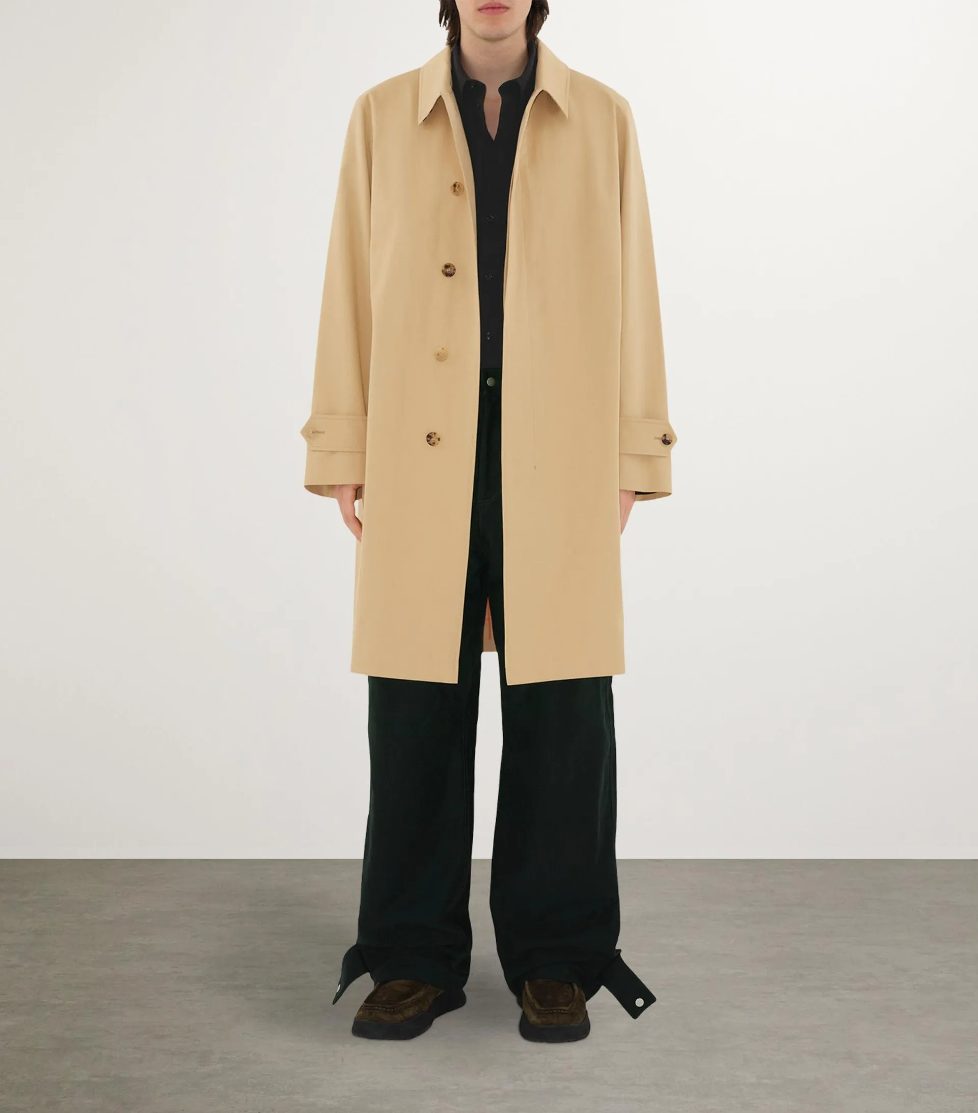 Cotton-Gabardine Car Coat