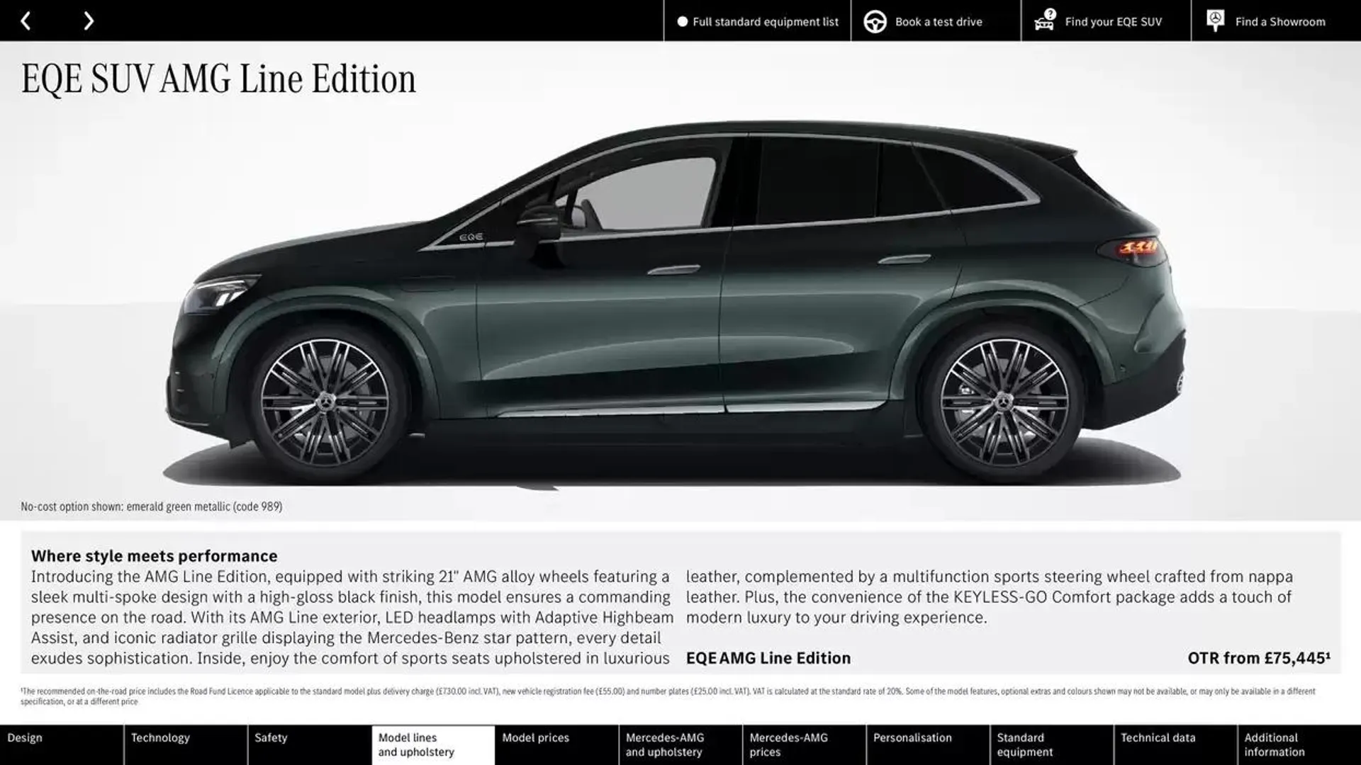 Mercedes Benz New EQE SUV from 25 October to 25 October 2025 - Catalogue Page 21