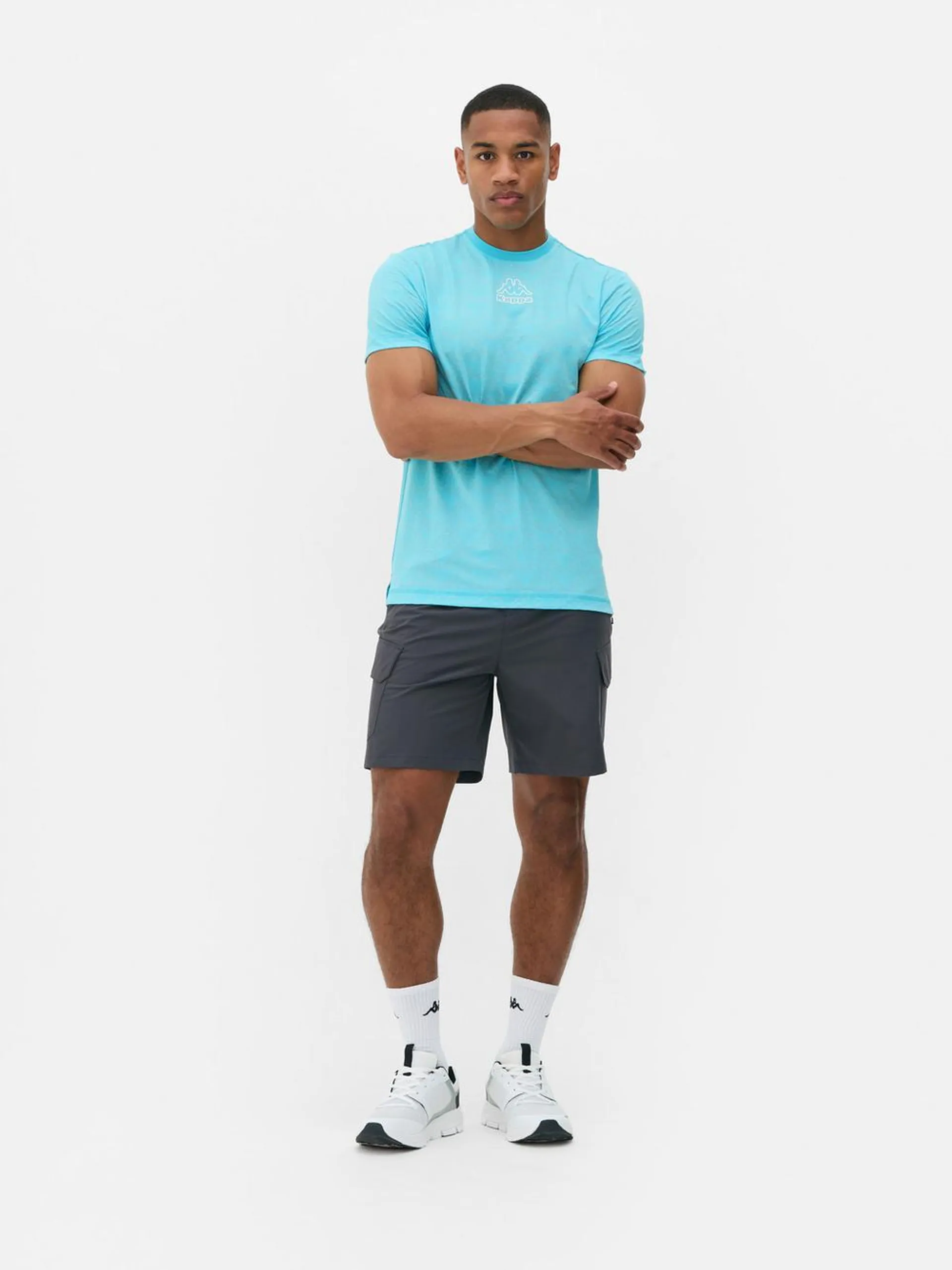 Kappa x Primark Jacquard Graphic T-Shirt