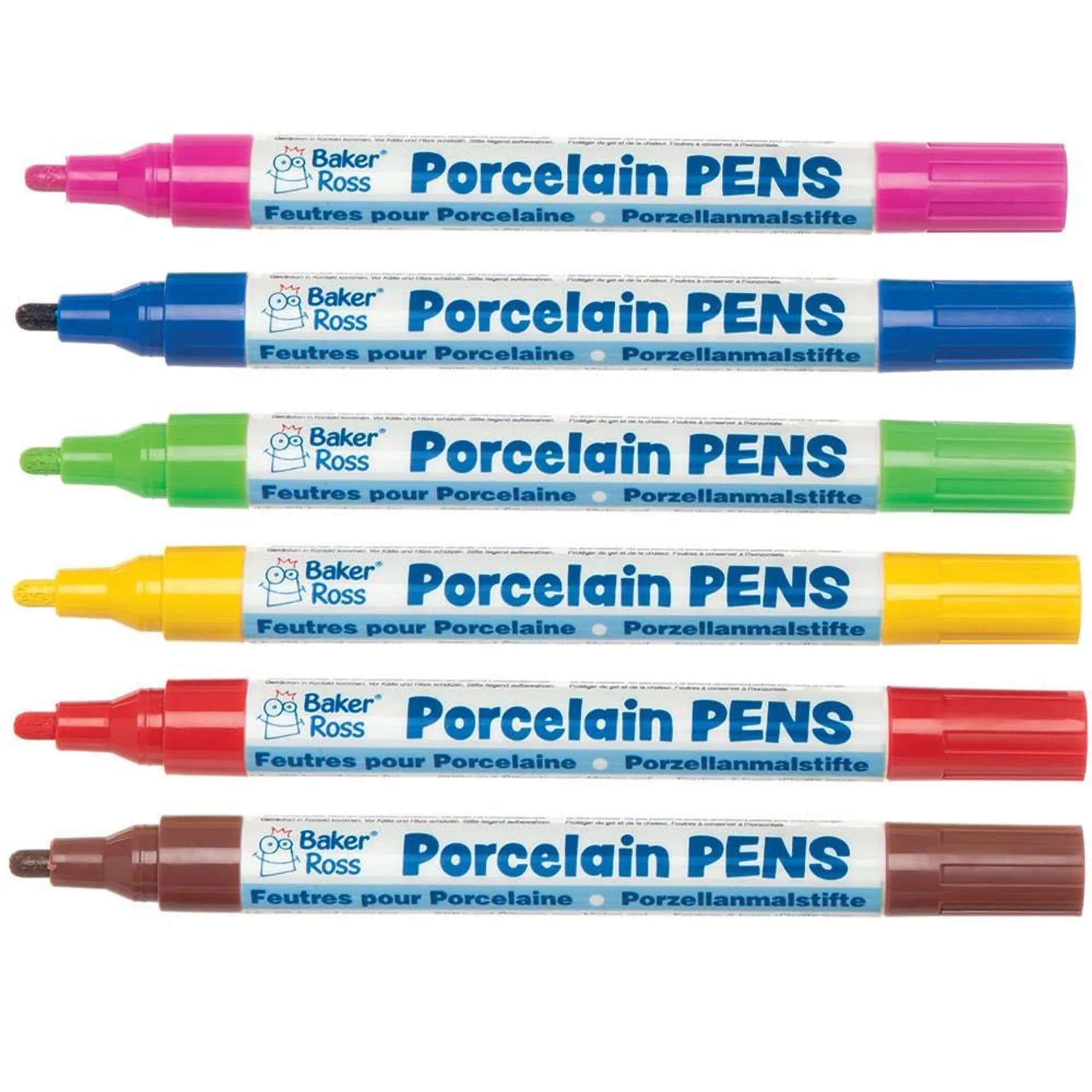 Porcelain Paint Pens Colour Pack B