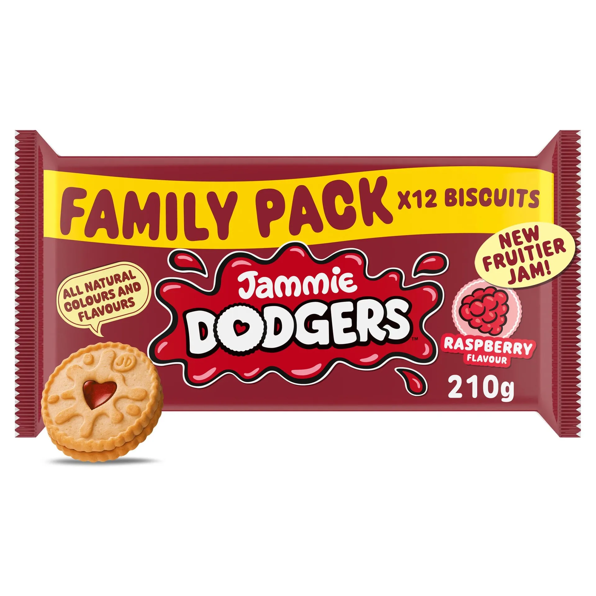 Jammie Dodgers Raspberry Flavour Biscuits 210g (2 x 105g)