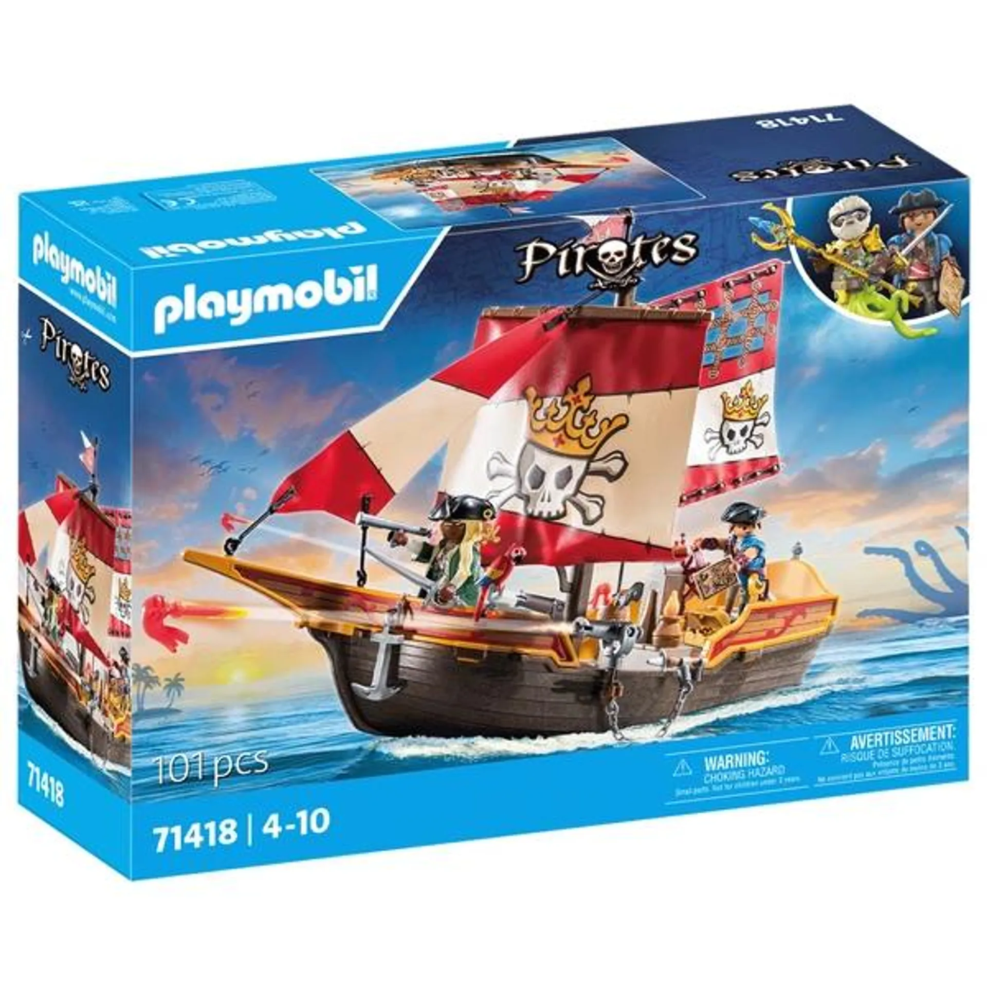 Playmobil 71418 Pirate Vessel Set